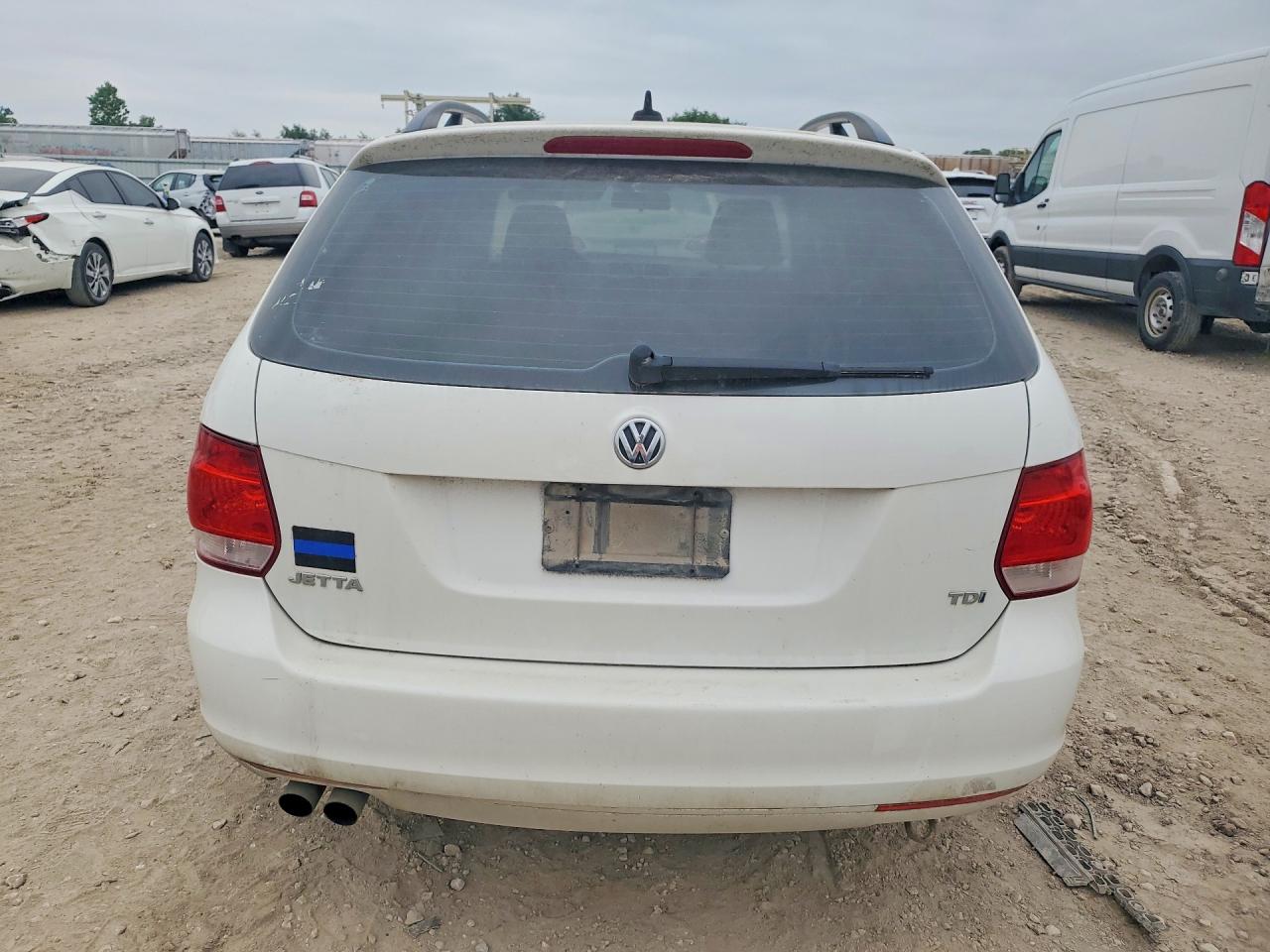 2011 Volkswagen Jetta Tdi White vin: 3VWML8AJ6BM651757