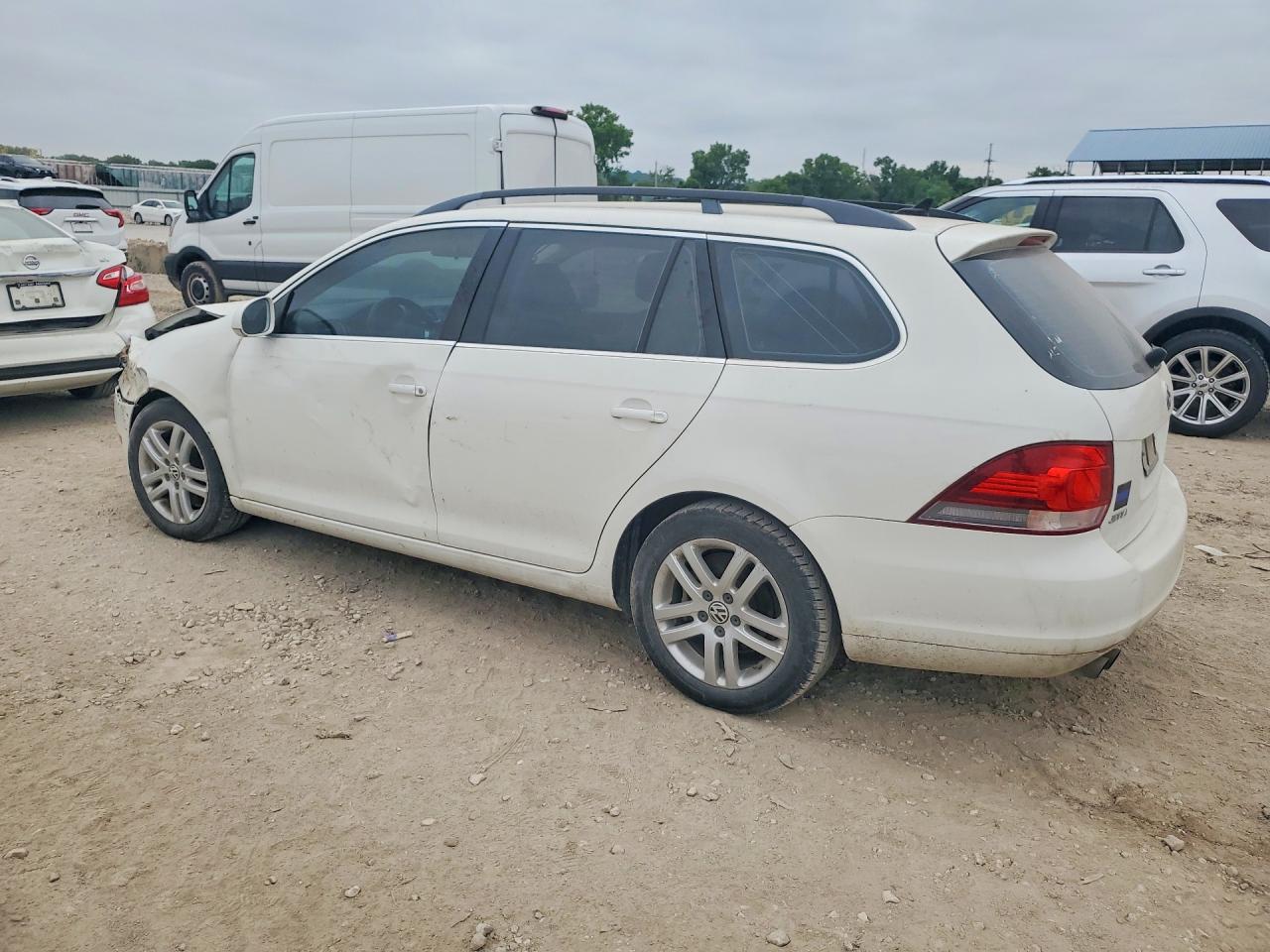 2011 Volkswagen Jetta Tdi White vin: 3VWML8AJ6BM651757