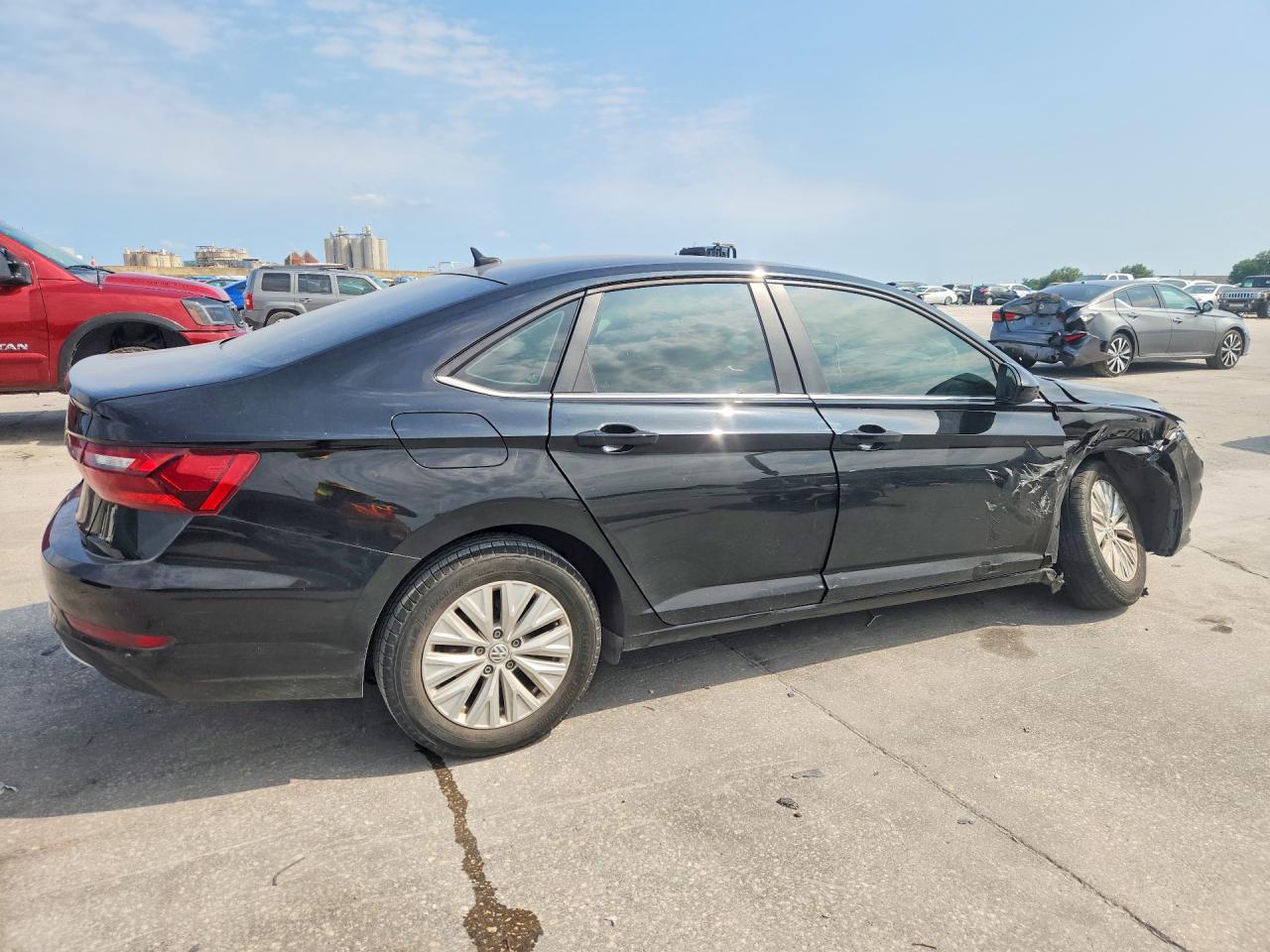 2020 Volkswagen Jetta S Black vin: 3VWN57BU5LM020971