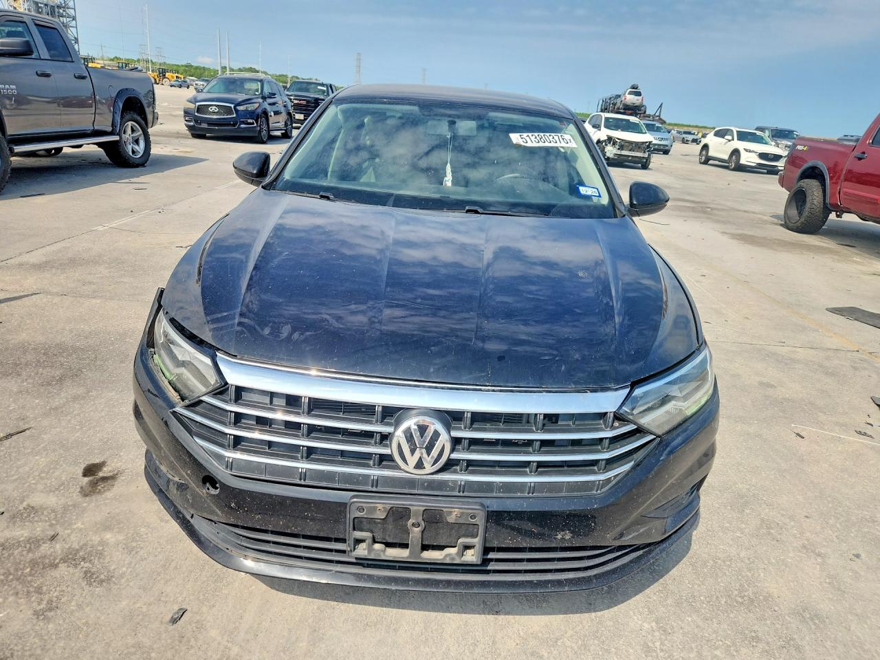 2020 Volkswagen Jetta S Black vin: 3VWN57BU5LM020971