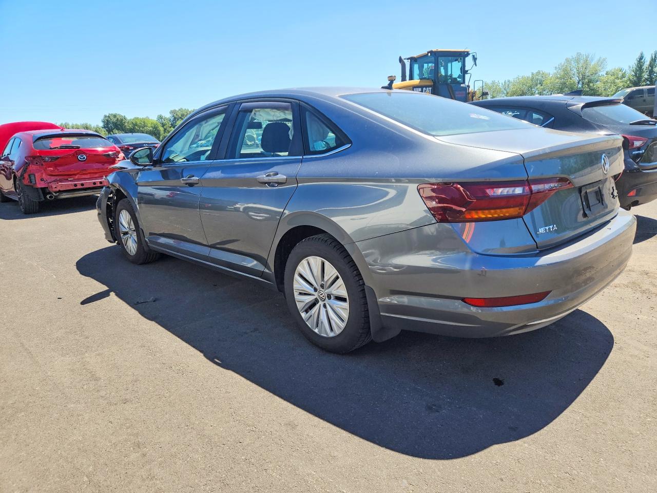 2019 Volkswagen Jetta S Gray vin: 3VWN57BU7KM038502