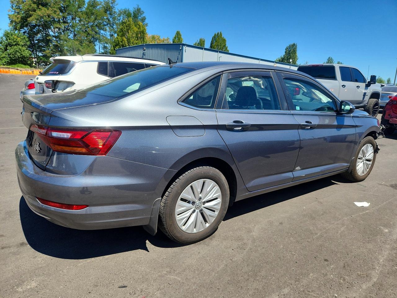 2019 Volkswagen Jetta S Gray vin: 3VWN57BU7KM038502
