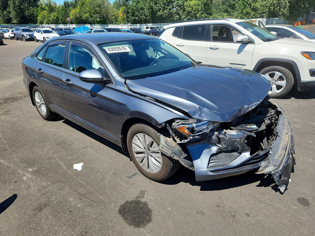 2019 Volkswagen Jetta S Gray vin: 3VWN57BU7KM038502