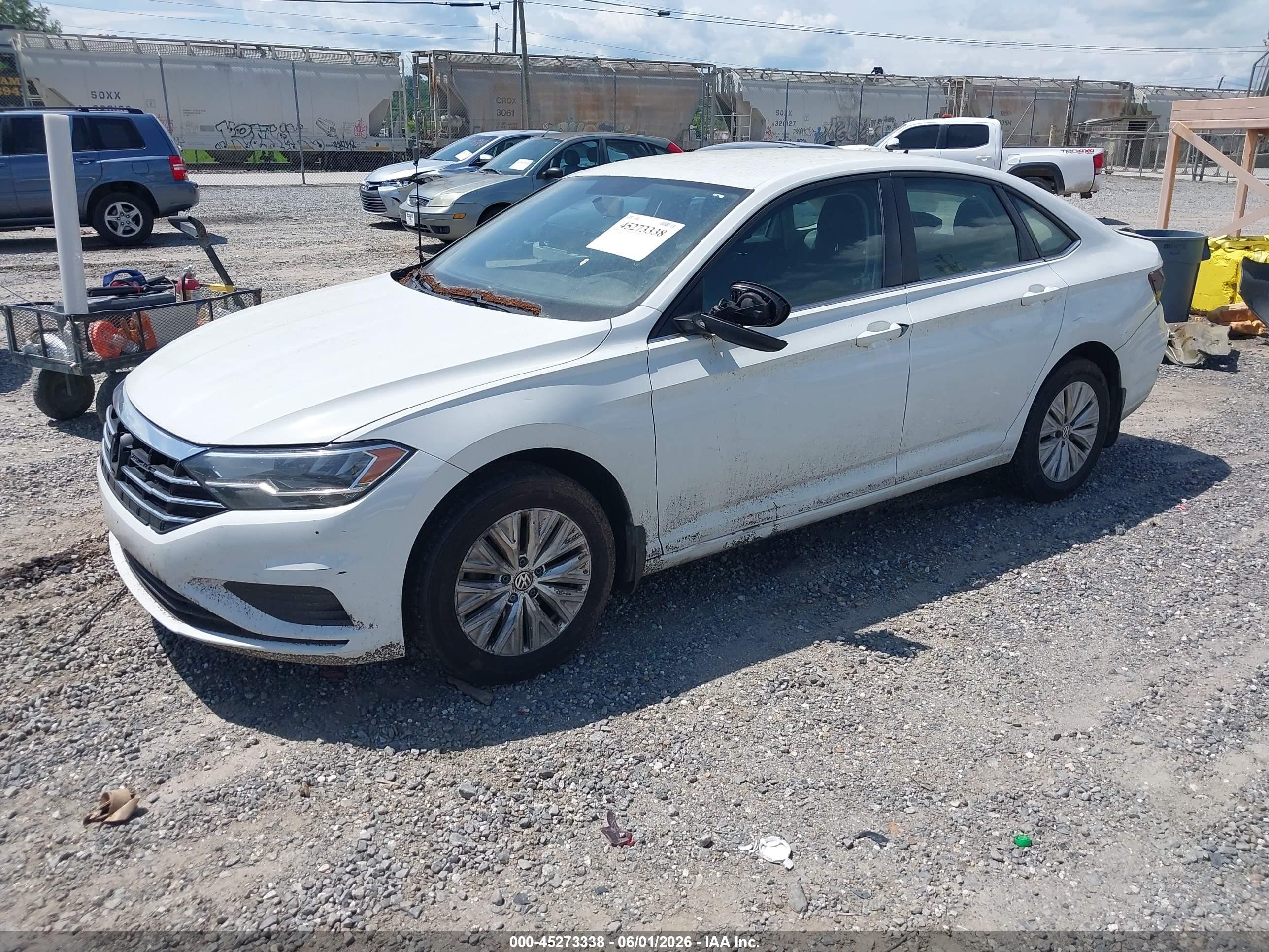 2019 Volkswagen Jetta 1.4t S White vin: 3VWN57BU7KM161510