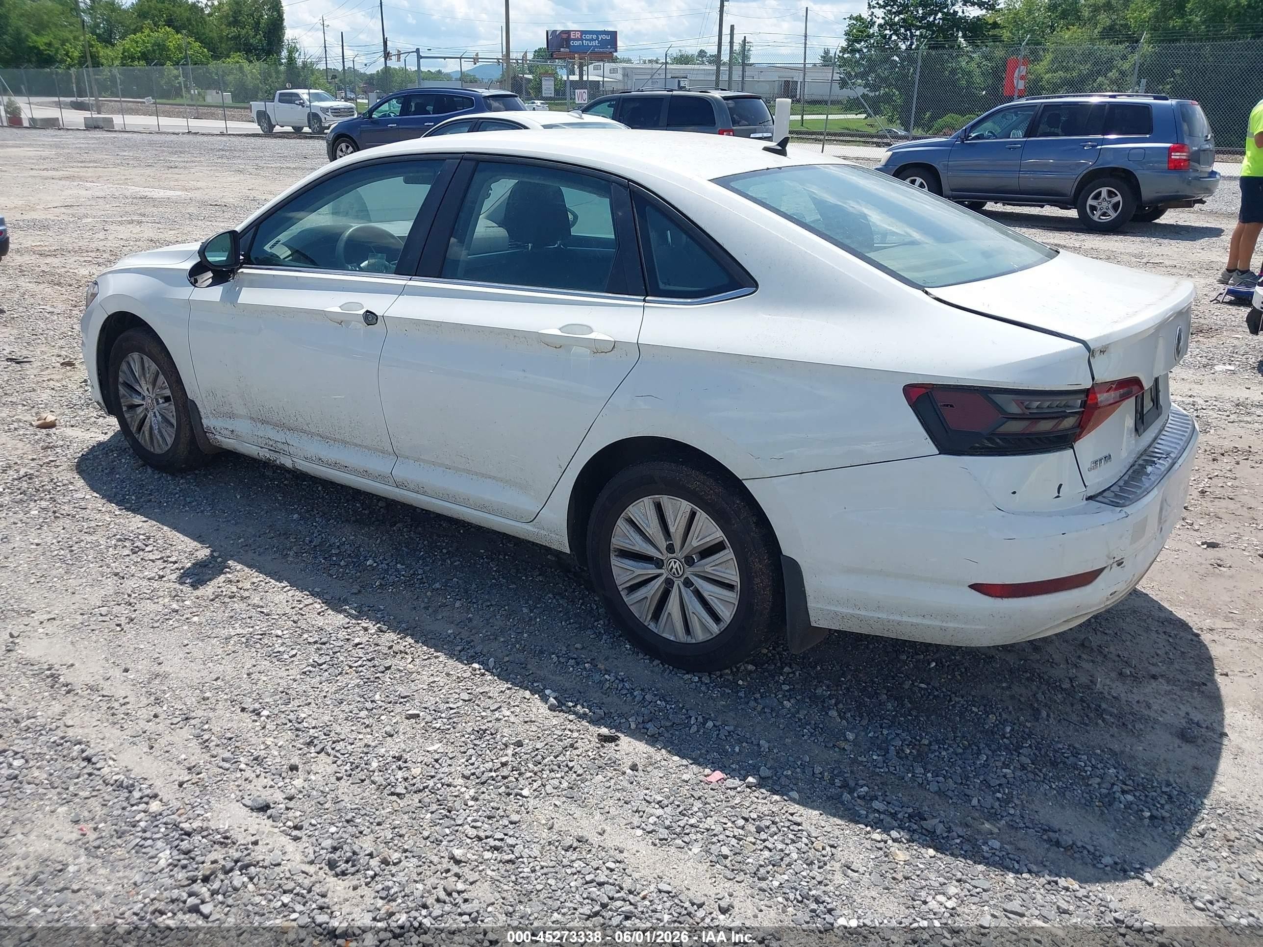 2019 Volkswagen Jetta 1.4t S White vin: 3VWN57BU7KM161510