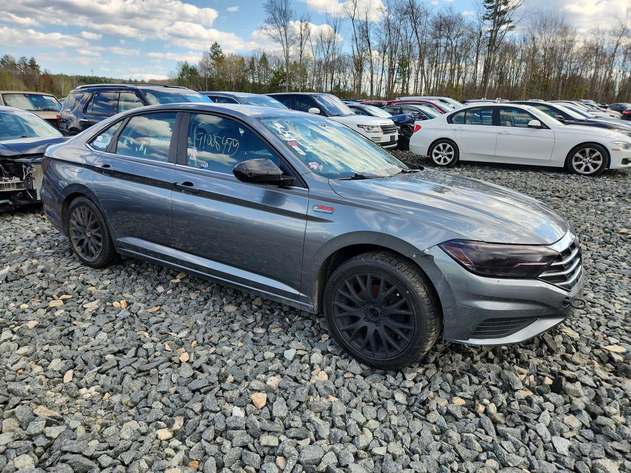 2020 Volkswagen Jetta S Gray vin: 3VWN57BU9LM071549 Damage: Right Mirror, Broken, Replacement Required