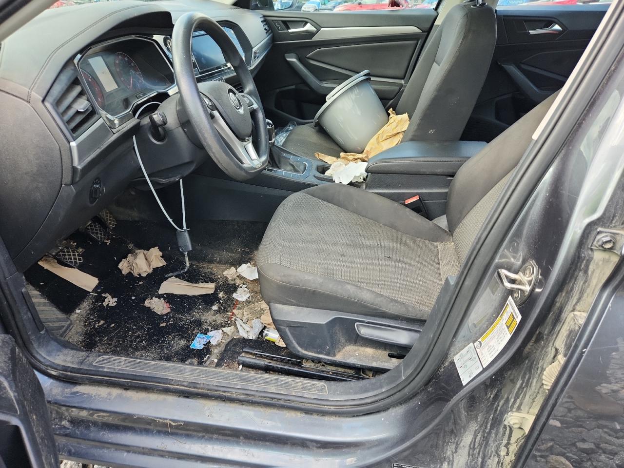 2020 Volkswagen Jetta S Gray vin: 3VWN57BU9LM071549 Damage: Left Front Seat Cushion, Stained, Permanent