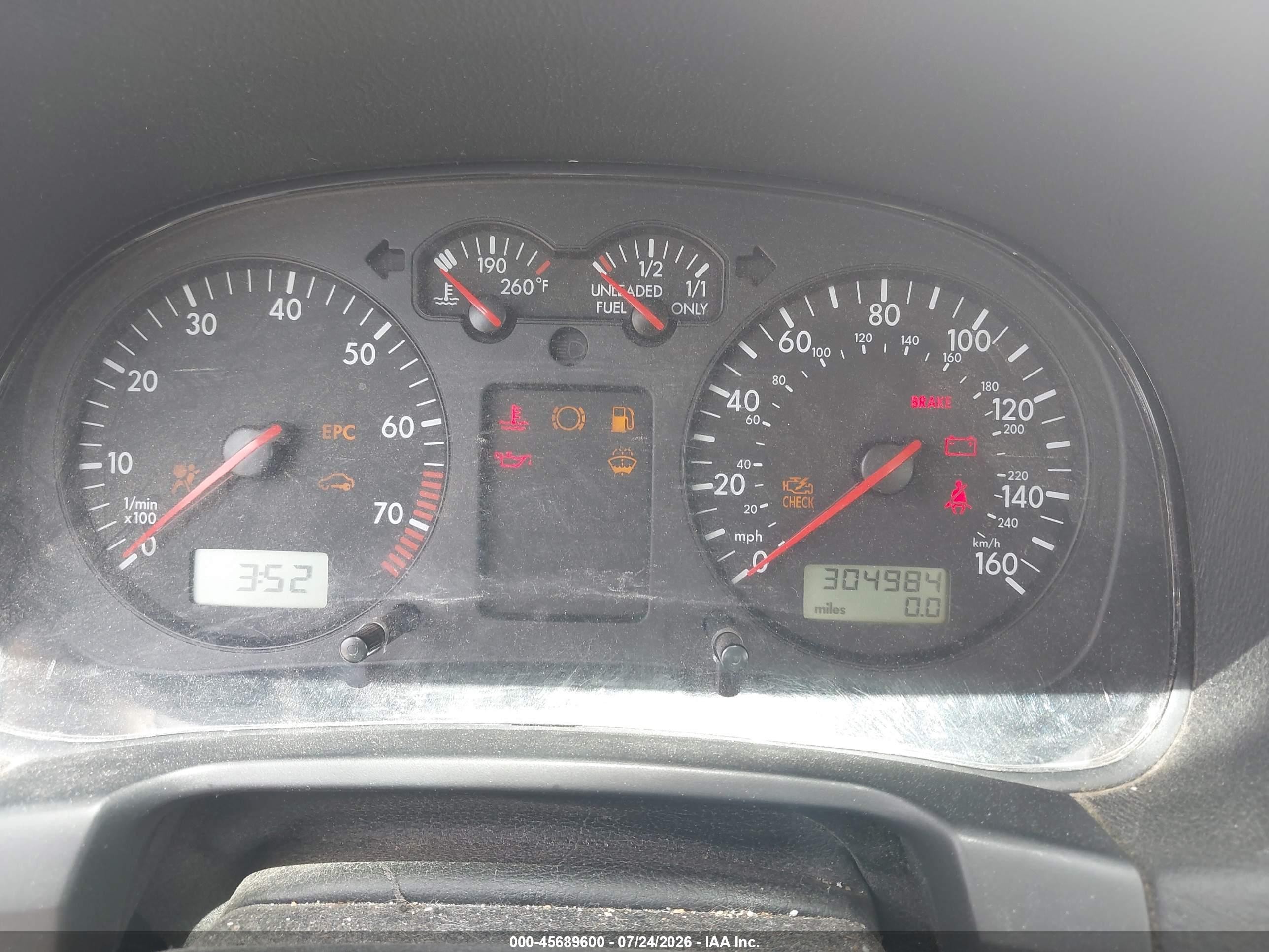 2001 Volkswagen Jetta Wolfsburg Белый vin: 3VWPD69M11M184727