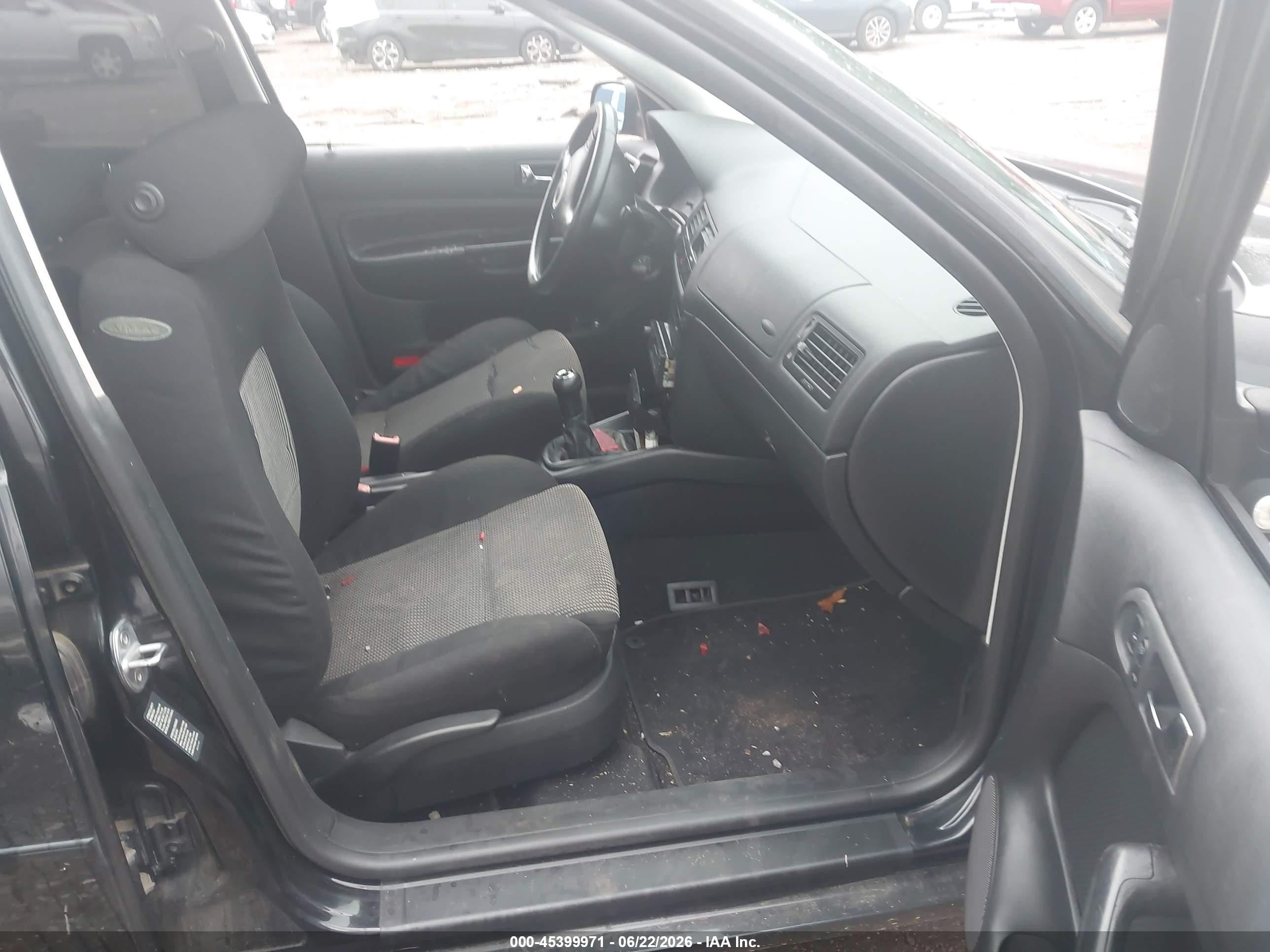 2001 Volkswagen Jetta Wolfsburg Black vin: 3VWPD69M31M155584