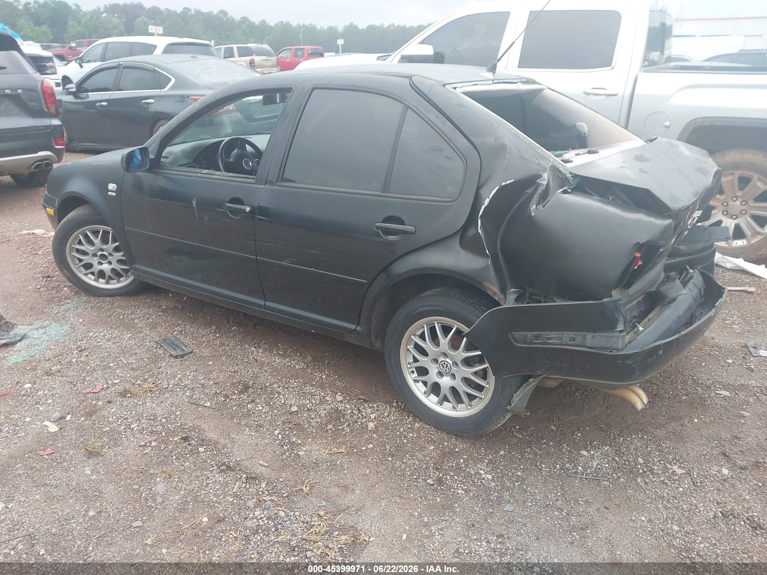 2001 Volkswagen Jetta Wolfsburg Black vin: 3VWPD69M31M155584