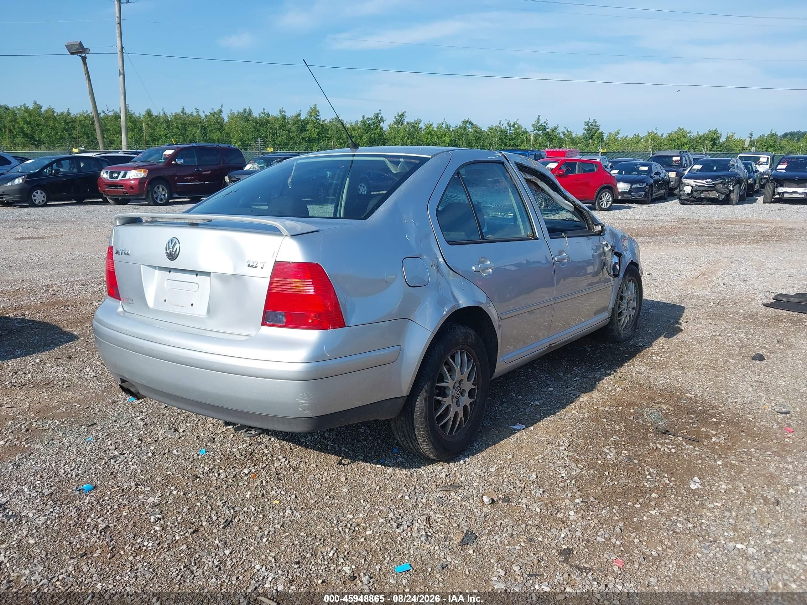 2003 Volkswagen Jetta Wolfsburg Edition Серебряный vin: 3VWPE69M23M175907
