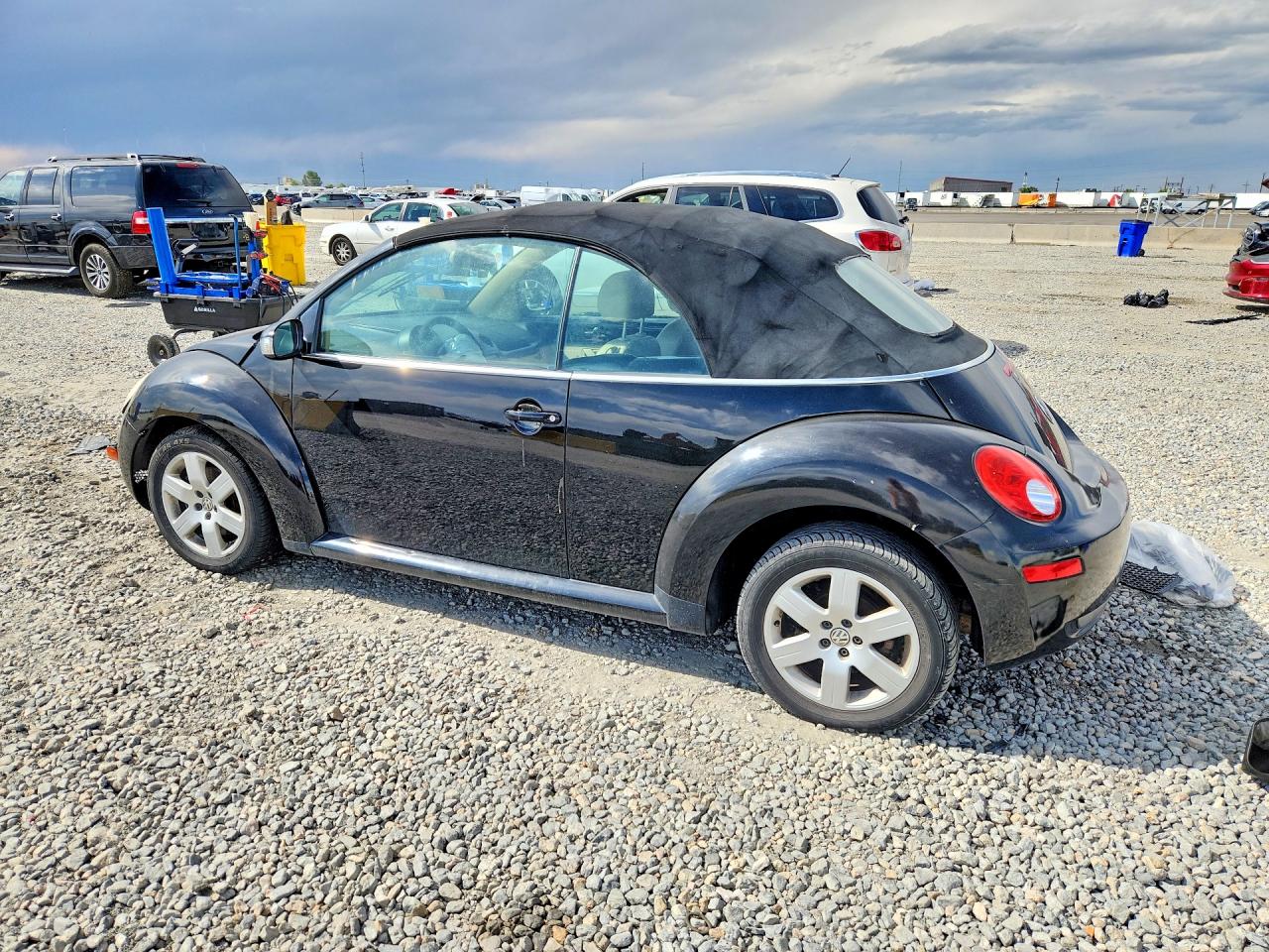 2007 Volkswagen New Beetle Convertible Черный vin: 3VWPF31Y07M419134