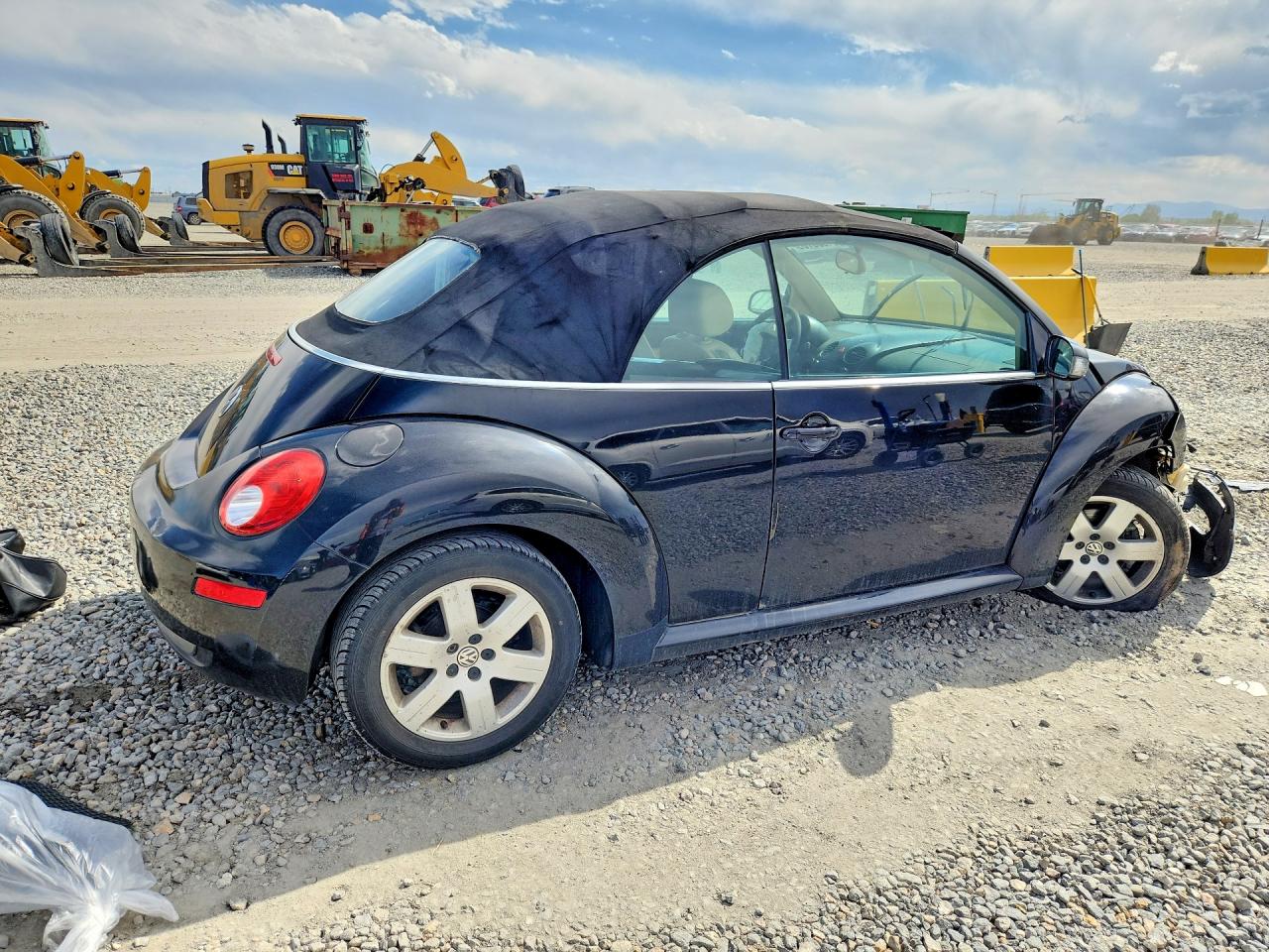 2007 Volkswagen New Beetle Convertible Черный vin: 3VWPF31Y07M419134