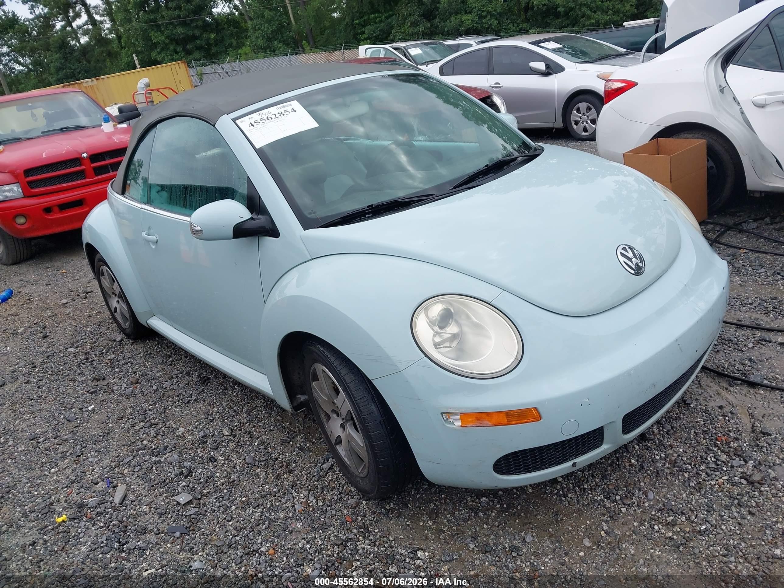 2006 Volkswagen New Beetle 2.5 Light Blue vin: 3VWPF31Y16M311796