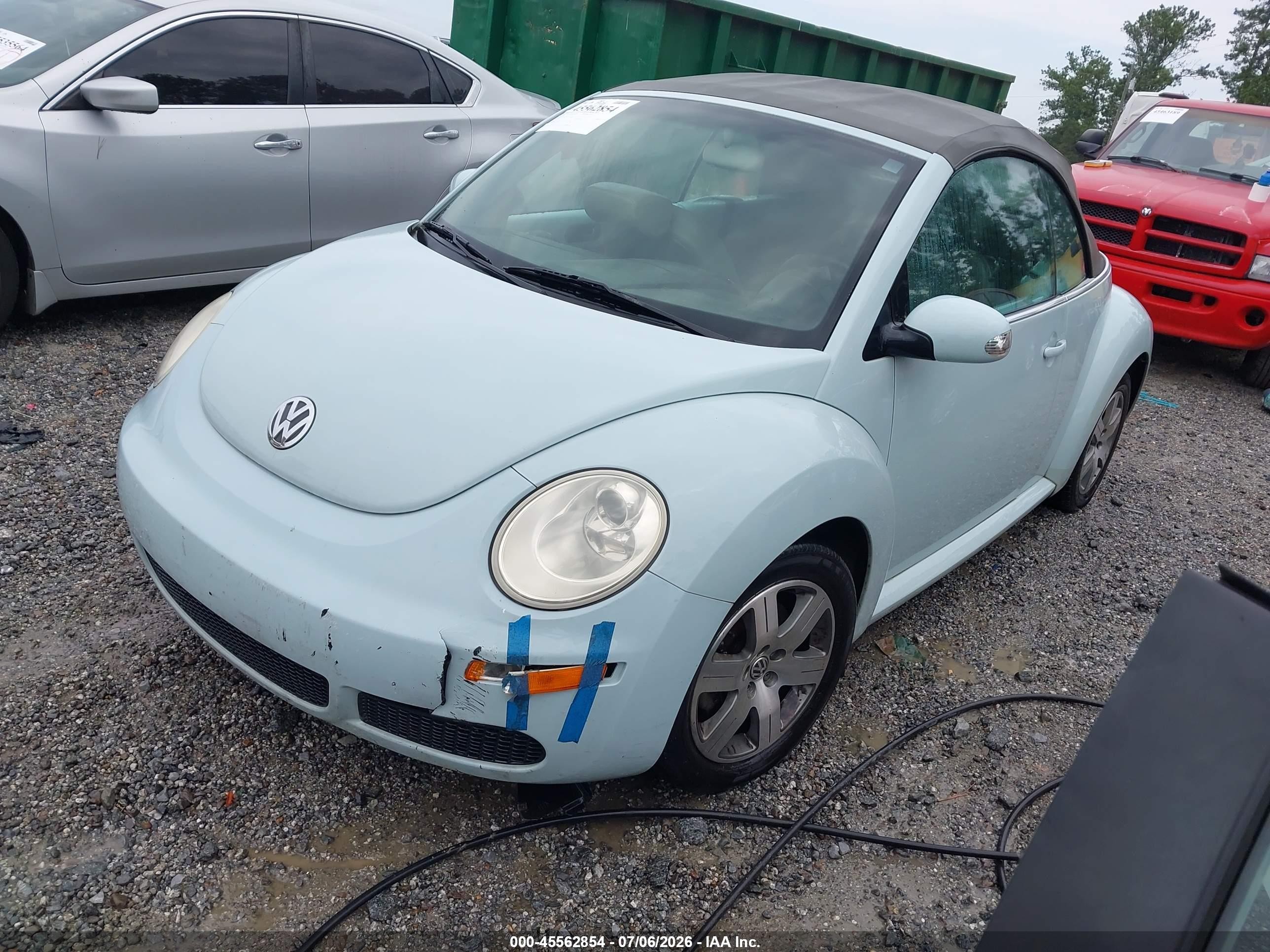 2006 Volkswagen New Beetle 2.5 Light Blue vin: 3VWPF31Y16M311796