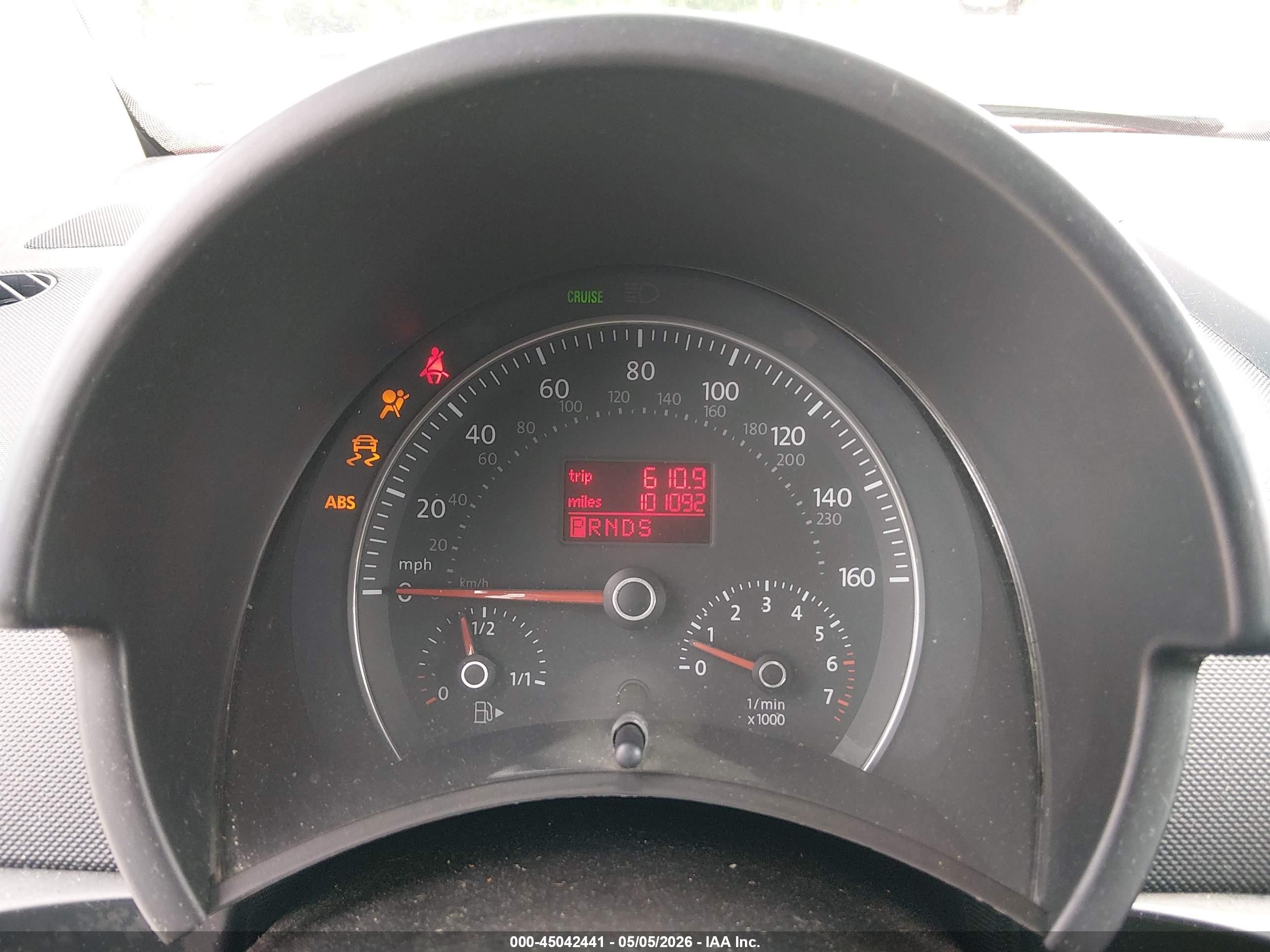 2007 Volkswagen New Beetle 2.5 Red vin: 3VWPF31Y27M401069