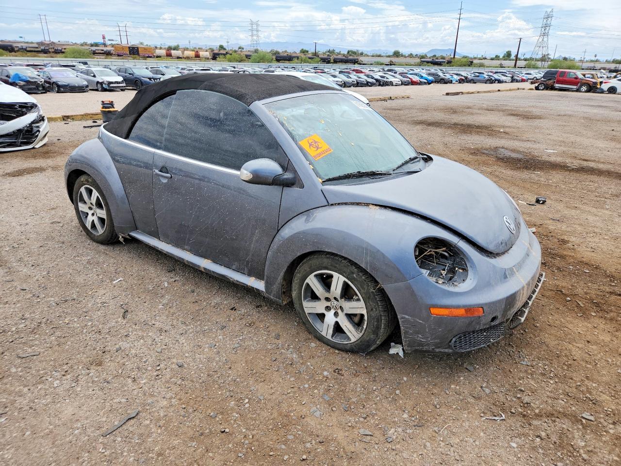 2006 Volkswagen New Beetle Convertible Charcoal vin: 3VWPF31Y66M300339