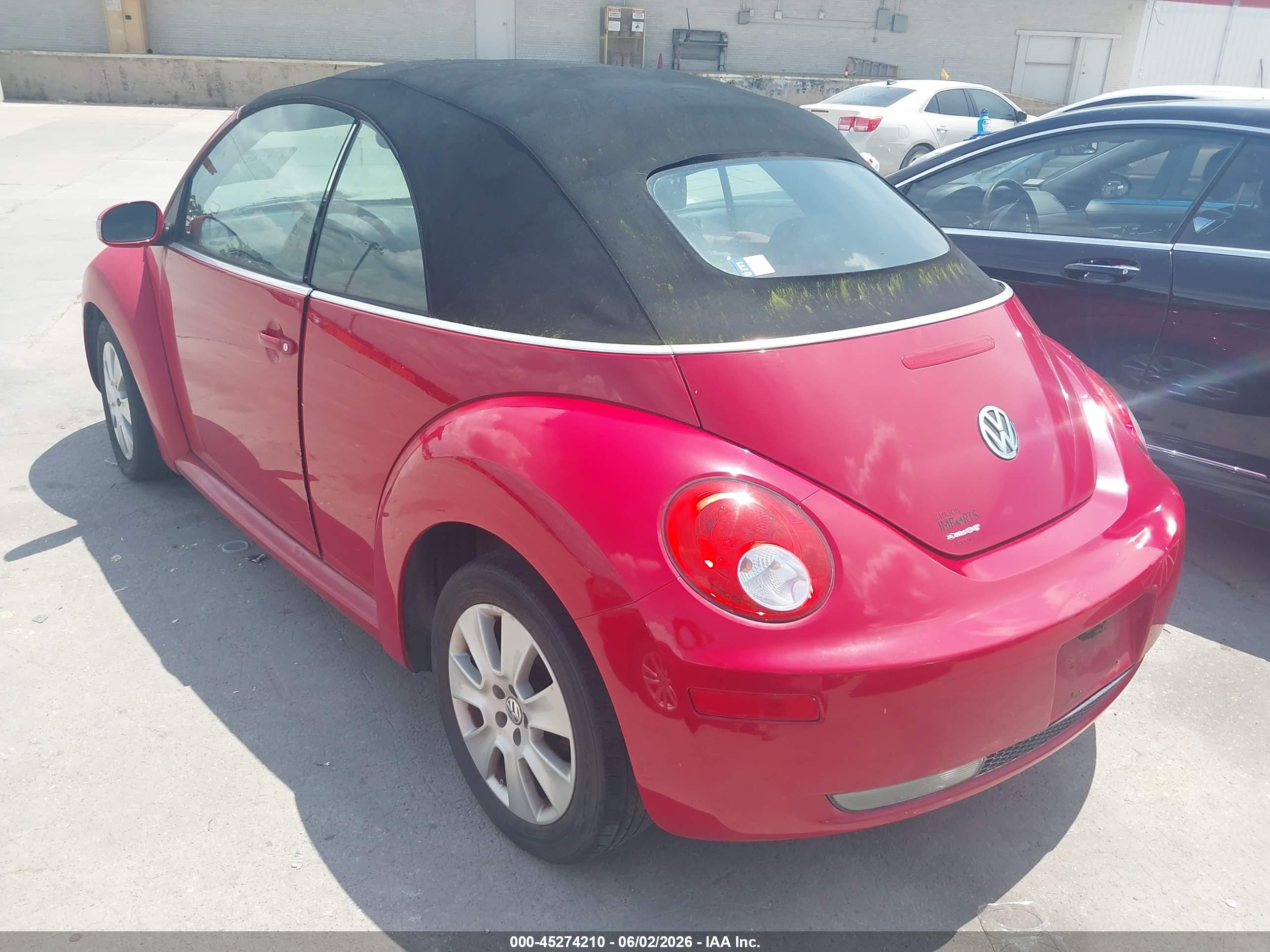 2008 Volkswagen New Beetle S Красный vin: 3VWPF31Y68M403831