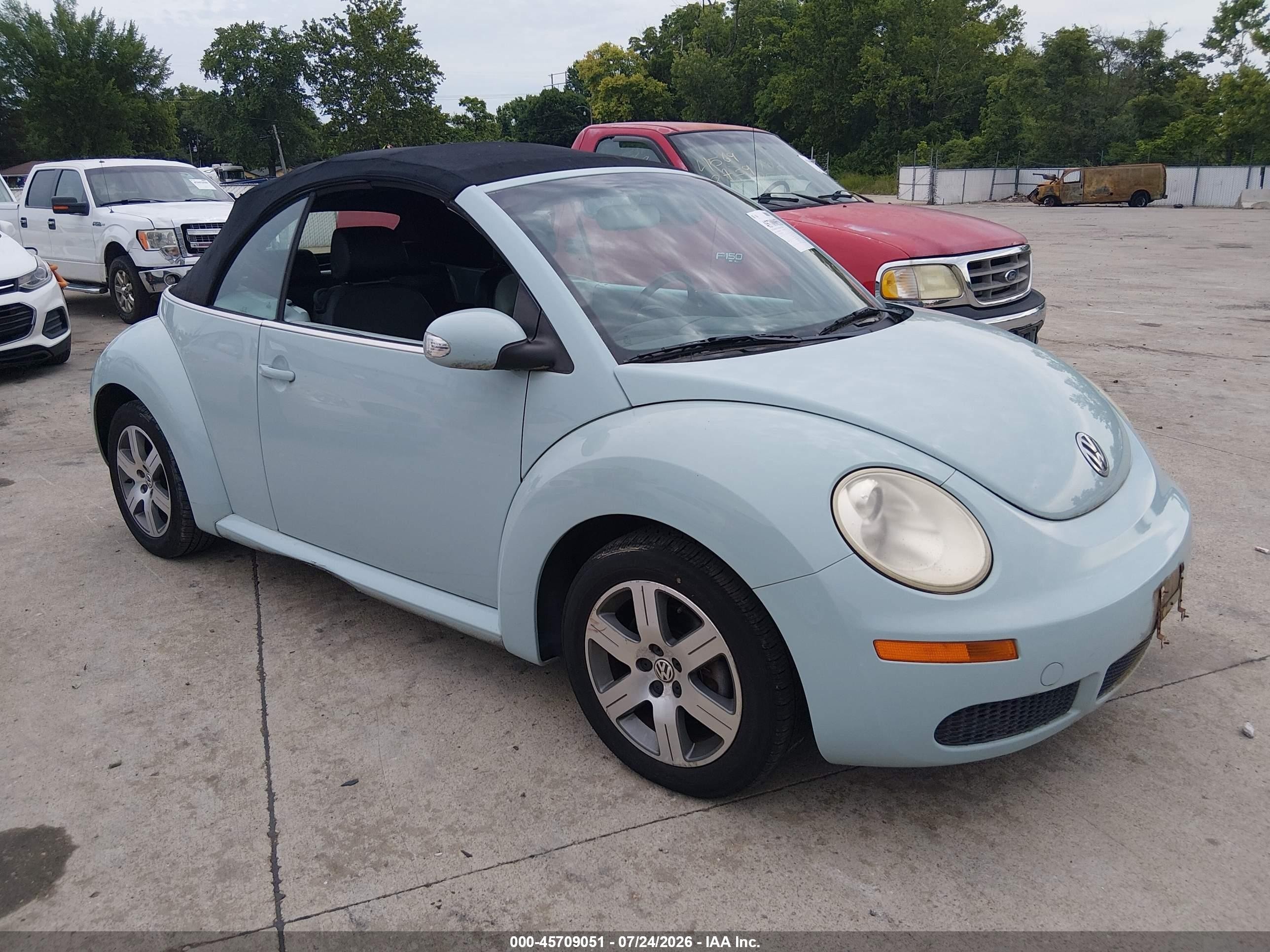 2006 Volkswagen New Beetle 2.5 Blue vin: 3VWPF31Y86M333410