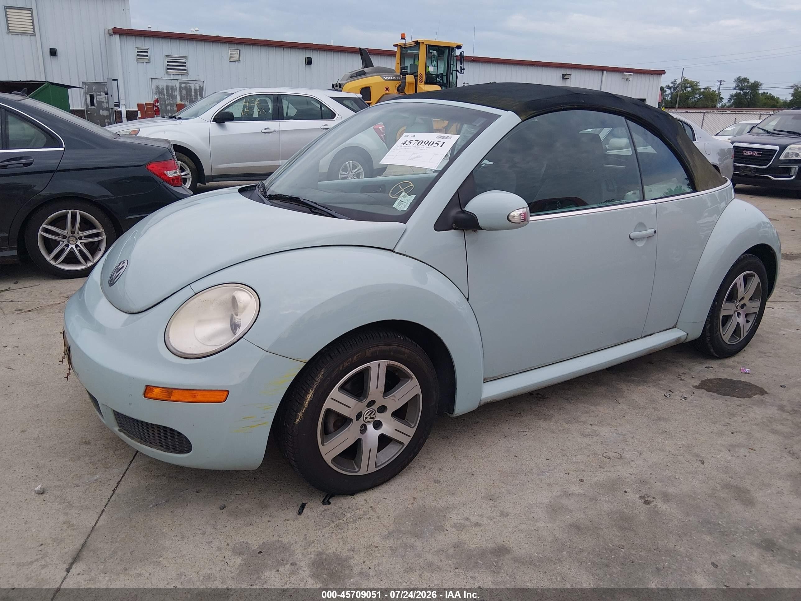 2006 Volkswagen New Beetle 2.5 Blue vin: 3VWPF31Y86M333410