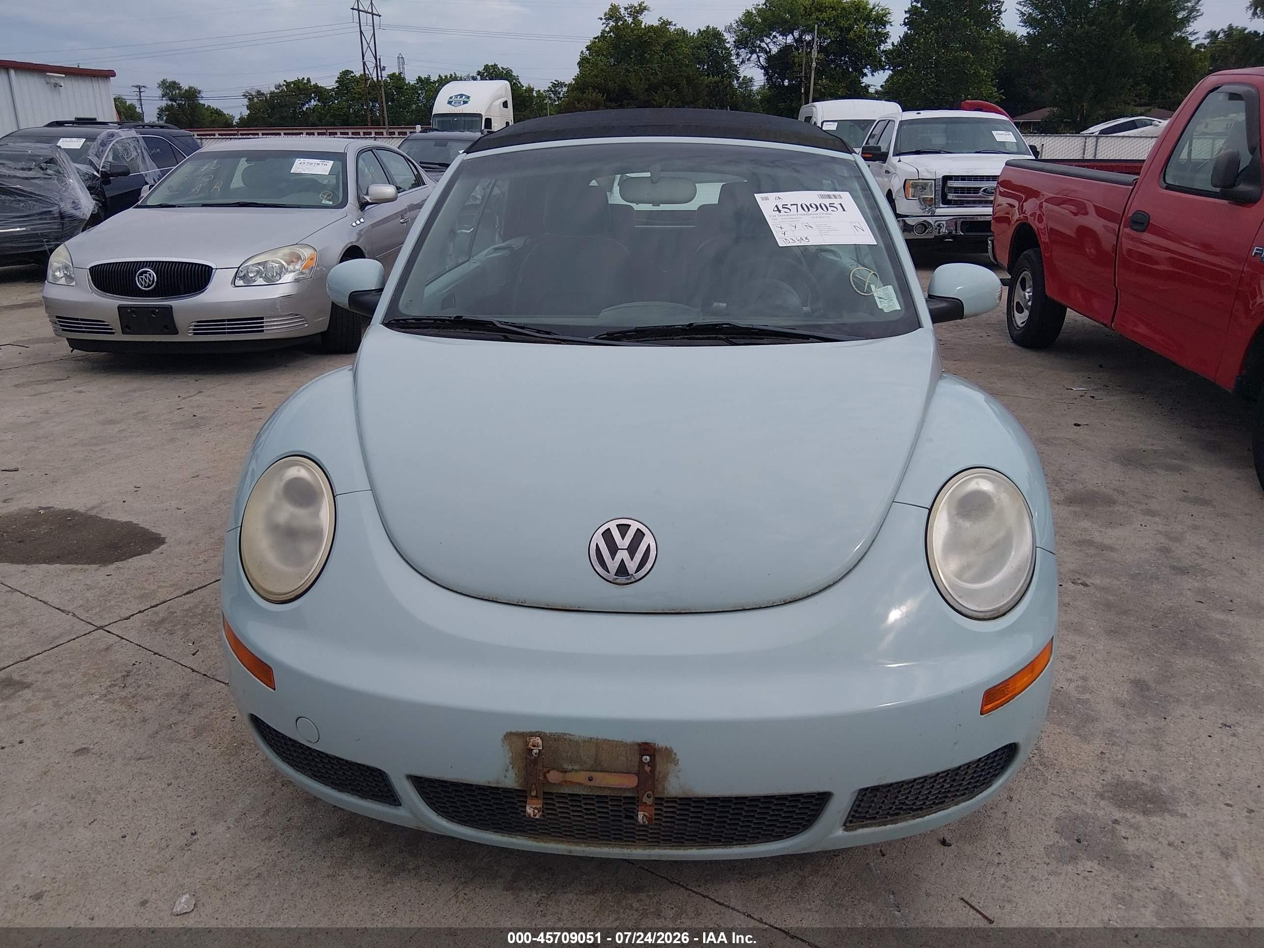 2006 Volkswagen New Beetle 2.5 Blue vin: 3VWPF31Y86M333410