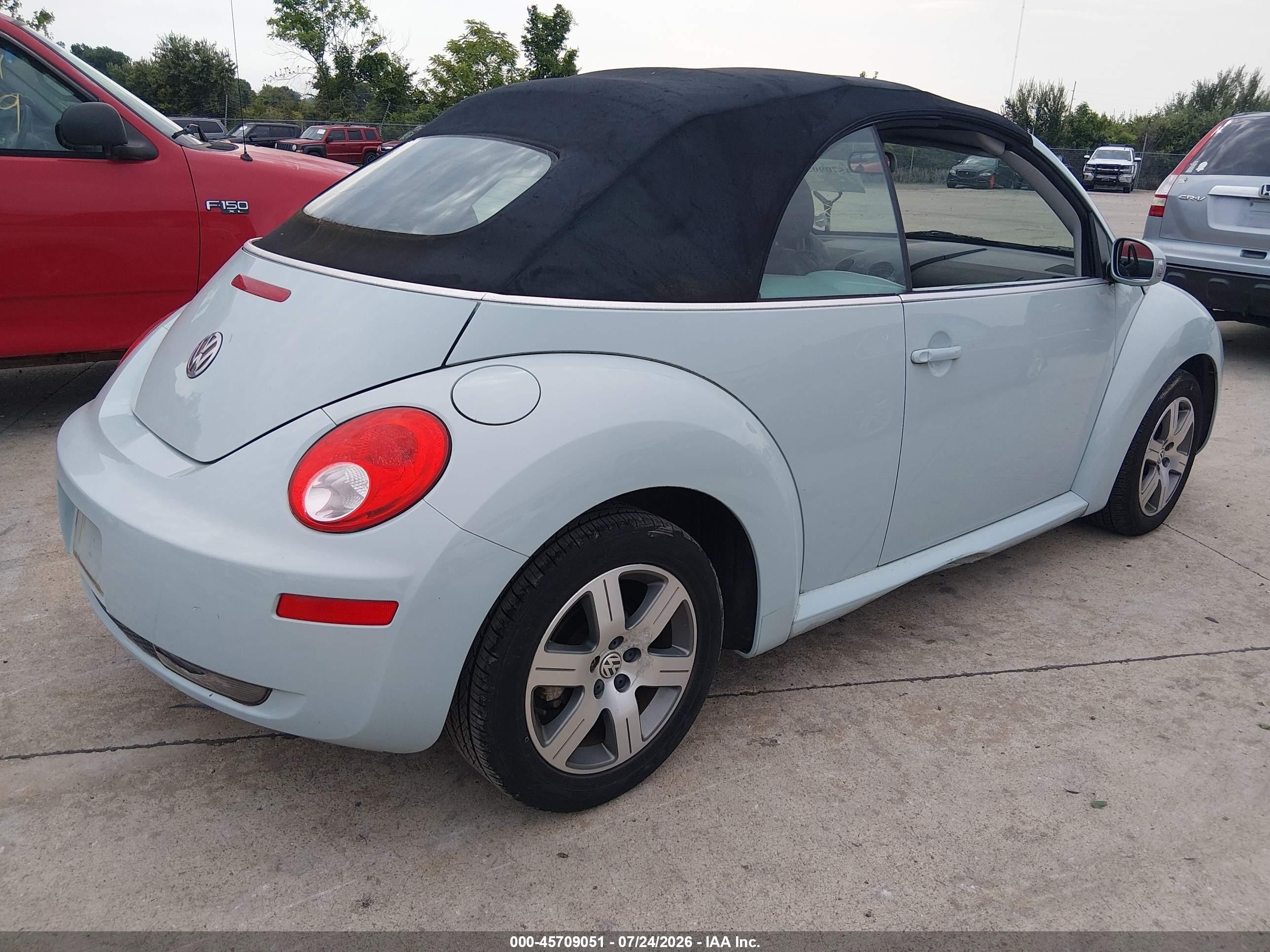 2006 Volkswagen New Beetle 2.5 Blue vin: 3VWPF31Y86M333410