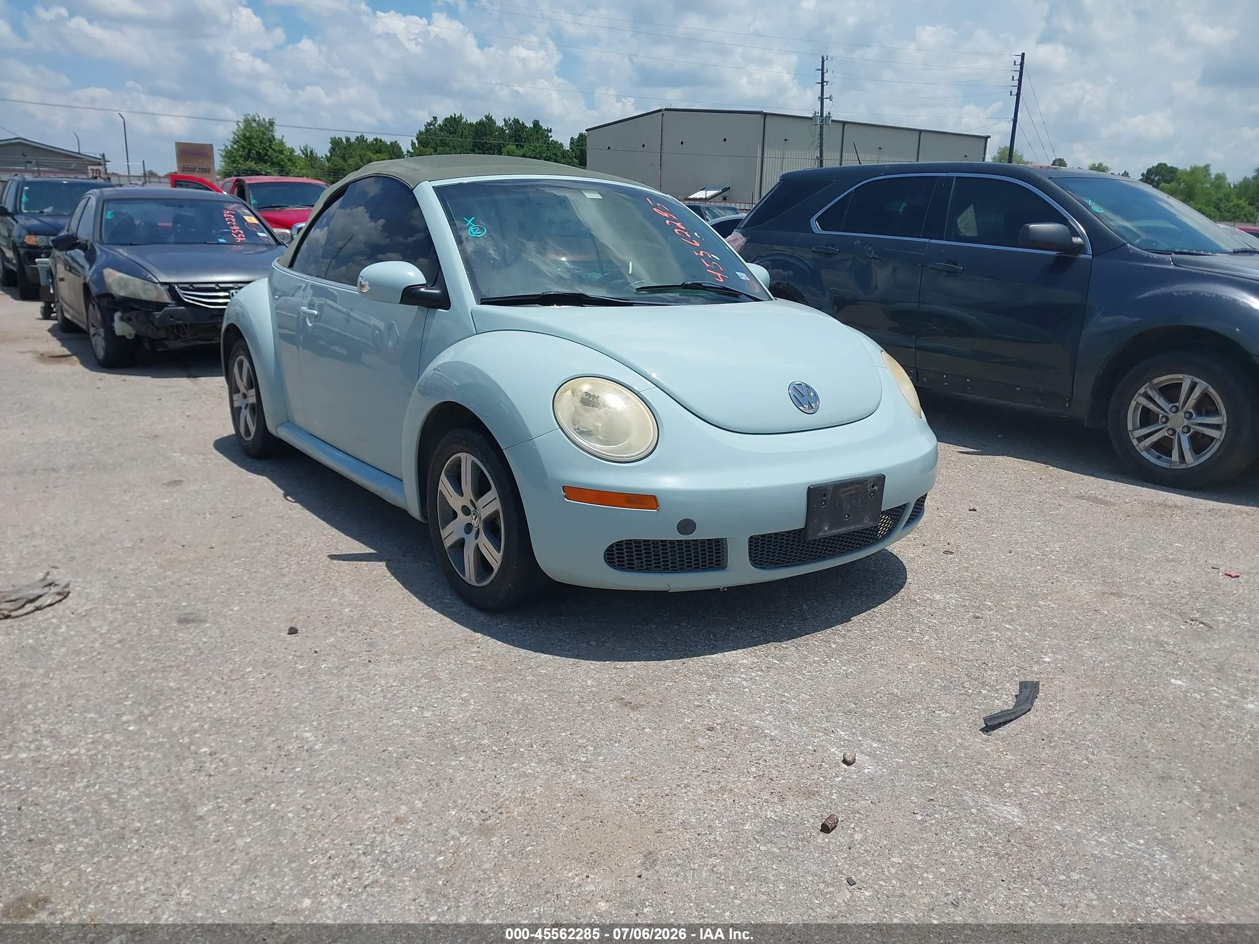 2006 Volkswagen New Beetle 2.5 Бирюзовый vin: 3VWPF31YX6M314731