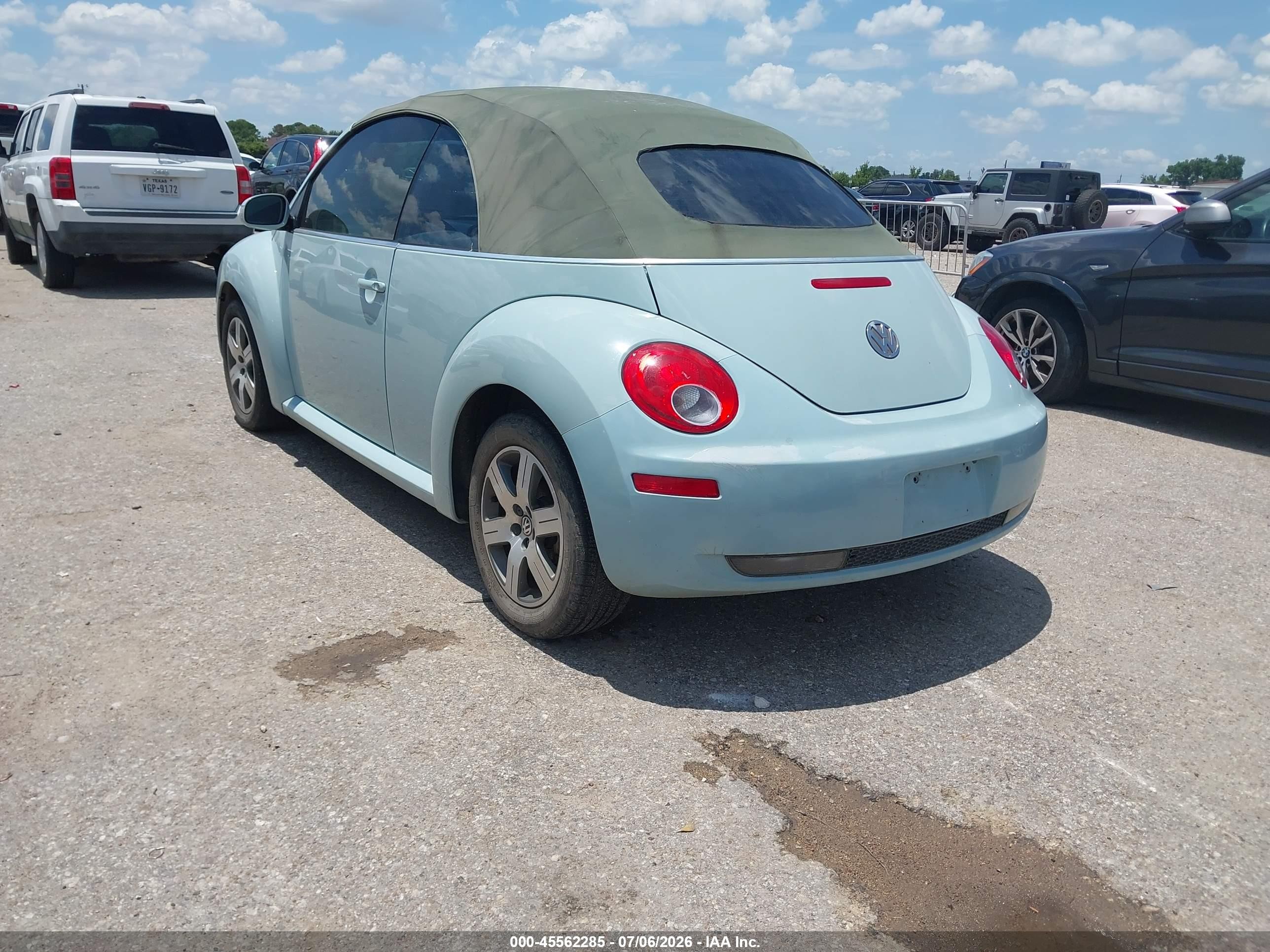 2006 Volkswagen New Beetle 2.5 Бирюзовый vin: 3VWPF31YX6M314731