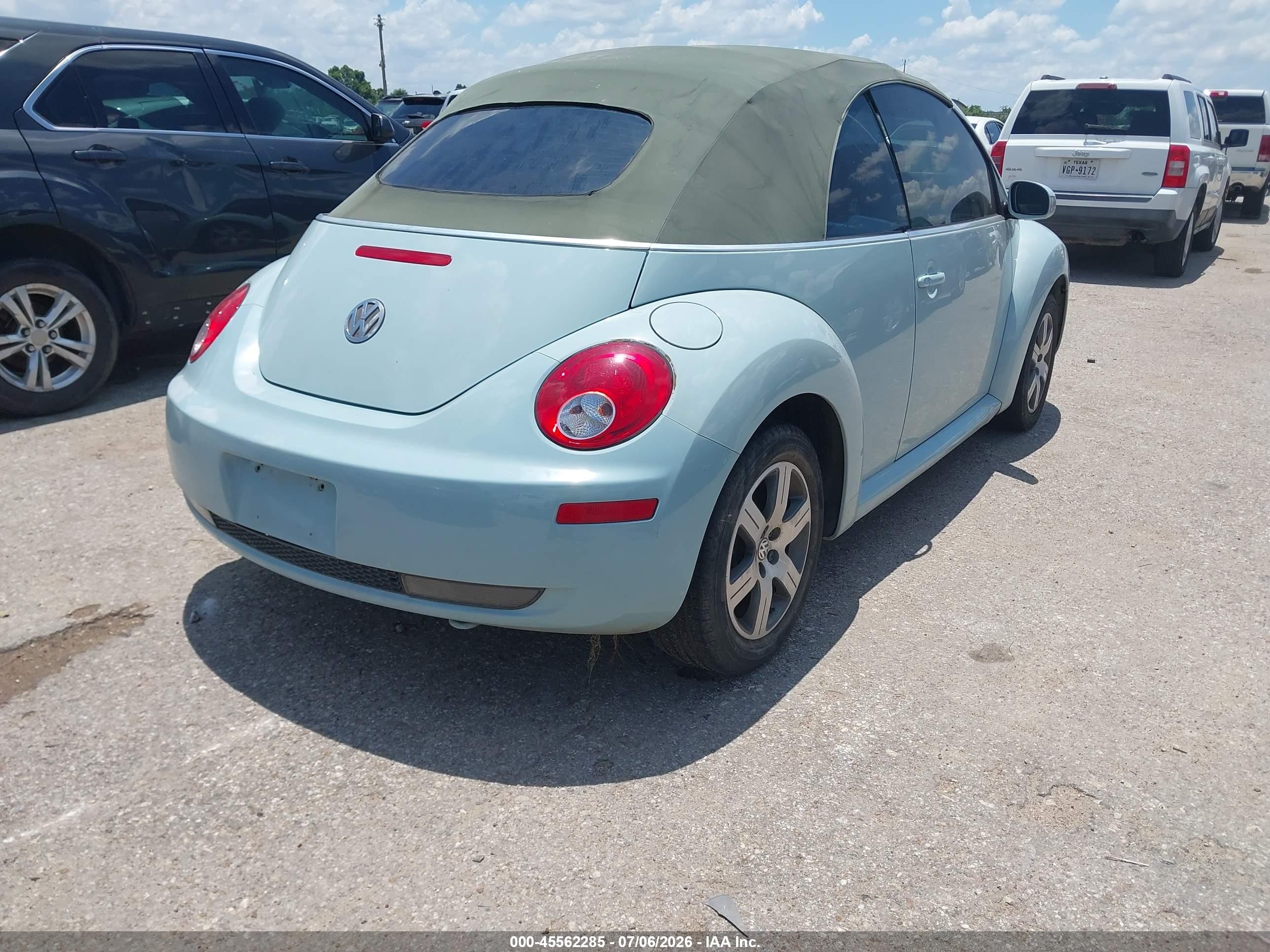 2006 Volkswagen New Beetle 2.5 Бирюзовый vin: 3VWPF31YX6M314731
