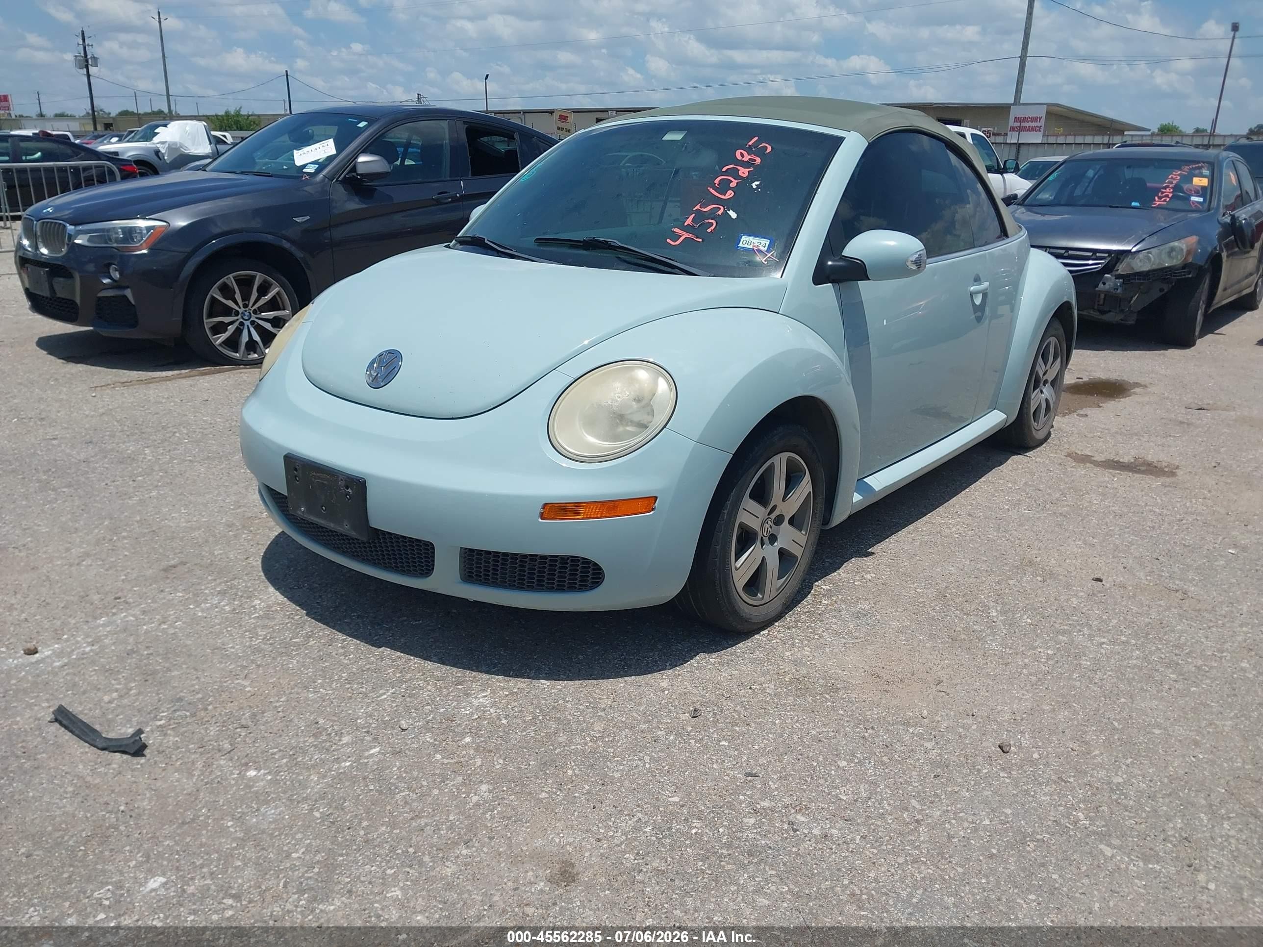 2006 Volkswagen New Beetle 2.5 Бирюзовый vin: 3VWPF31YX6M314731