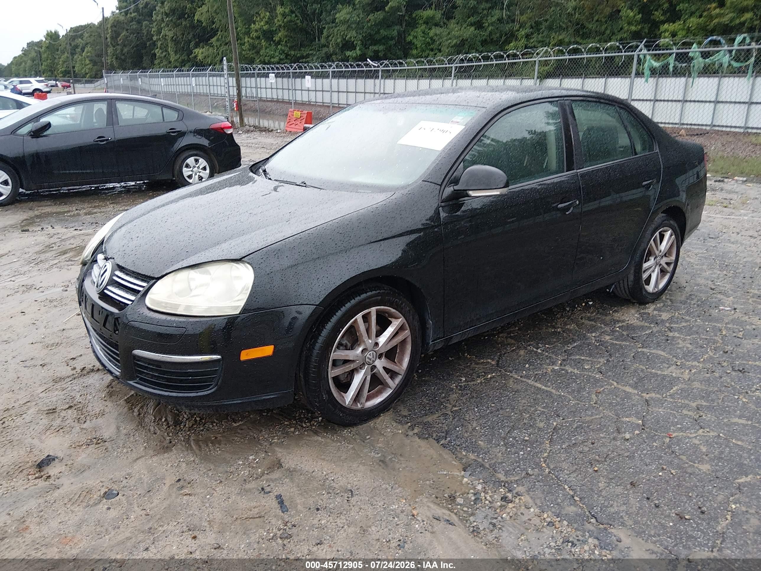 2006 Volkswagen Jetta Value Edition Black vin: 3VWPF71K56M714361