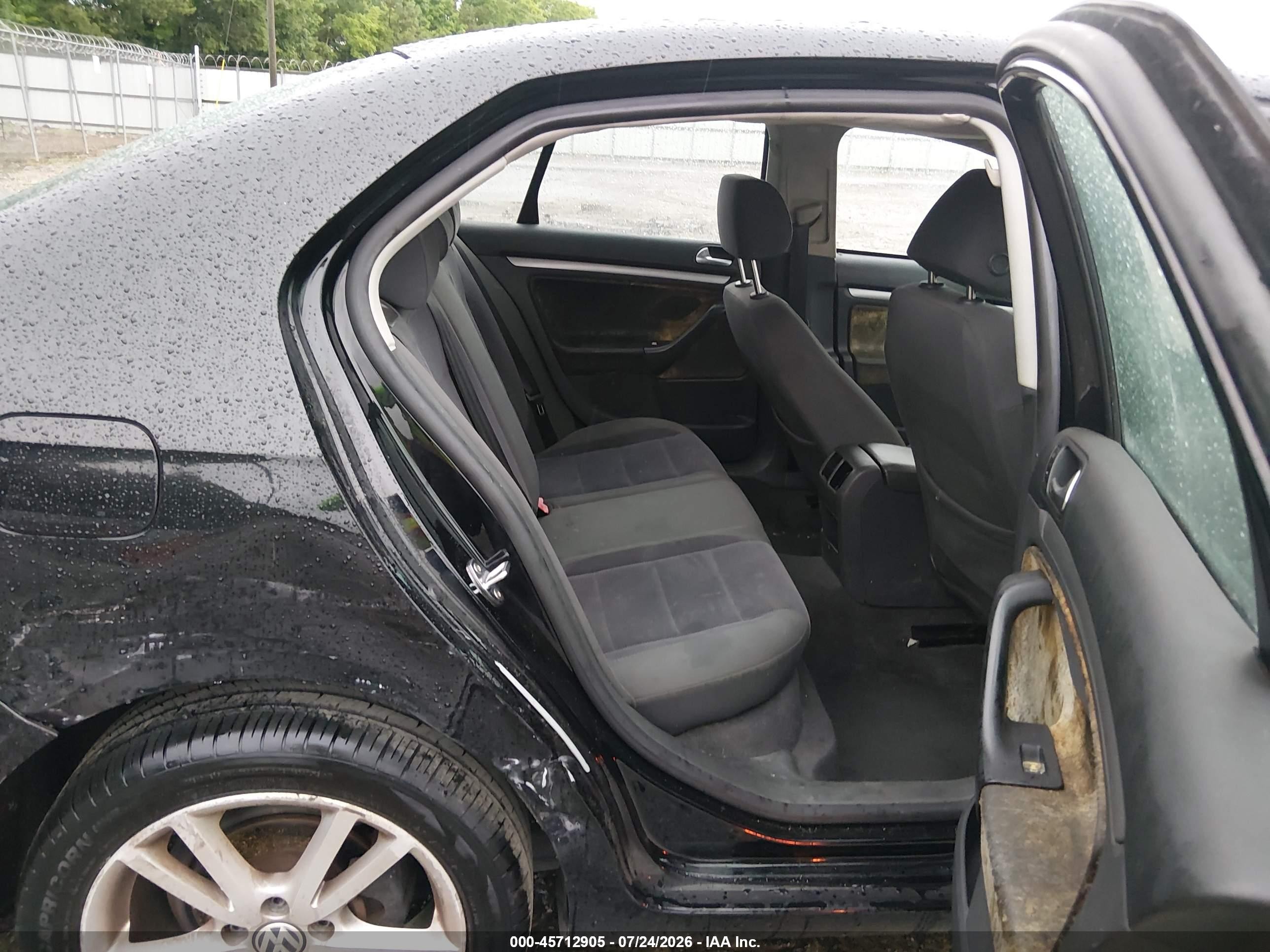 2006 Volkswagen Jetta Value Edition Black vin: 3VWPF71K56M714361