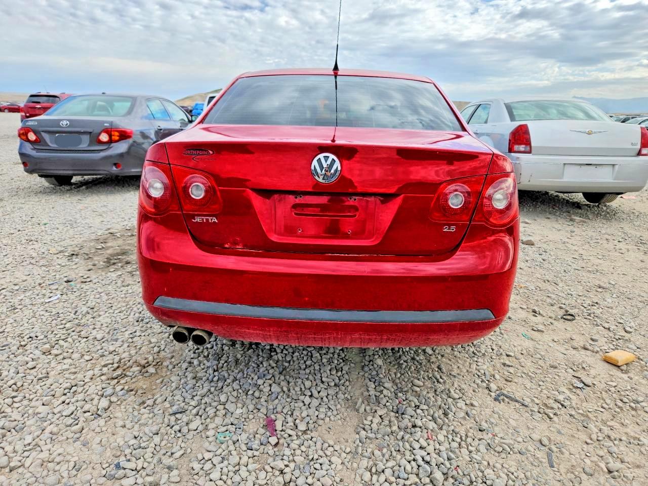 2007 Volkswagen Jetta 2.5 Красный vin: 3VWPF71K87M064555