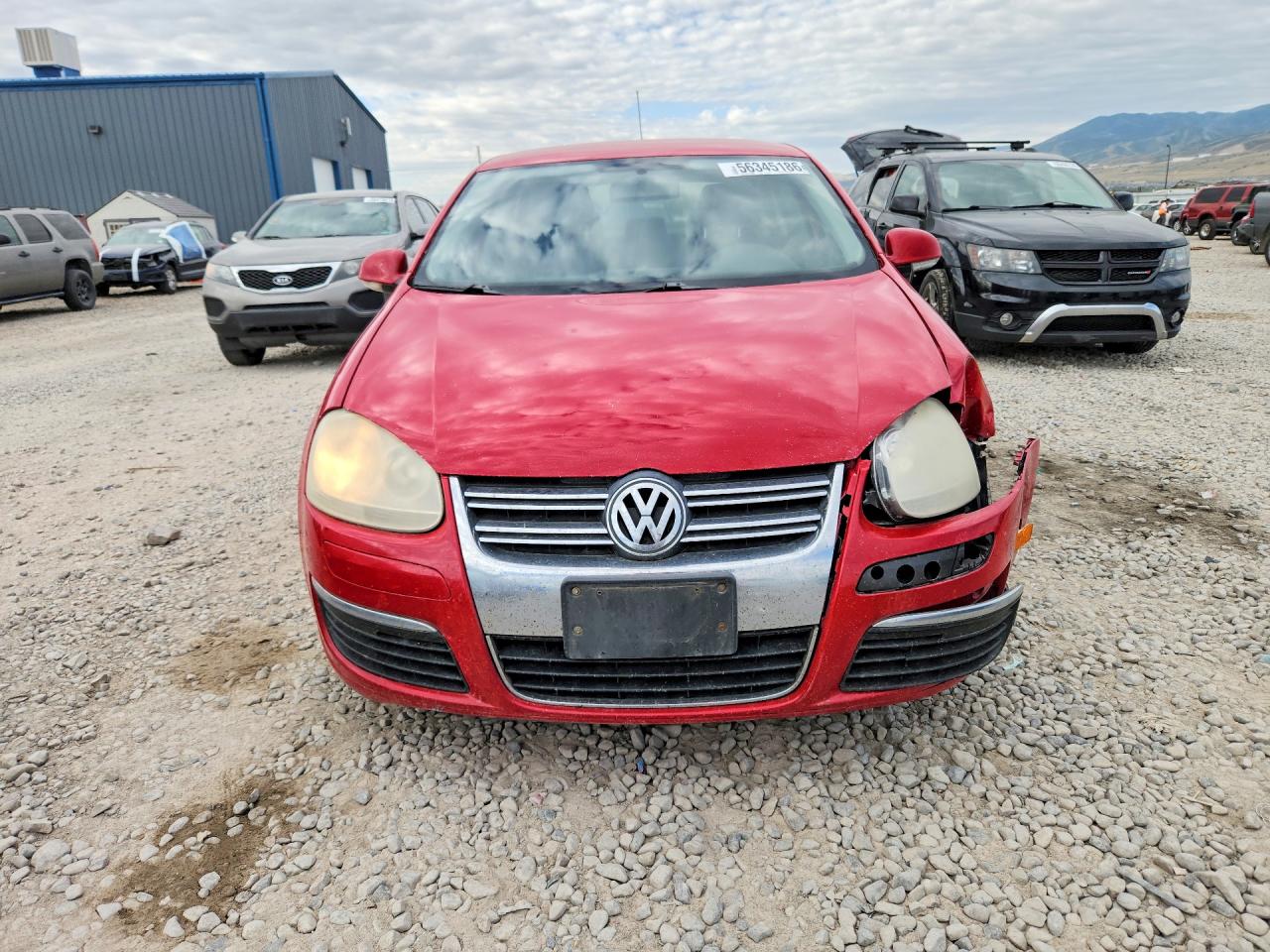 2007 Volkswagen Jetta 2.5 Красный vin: 3VWPF71K87M064555