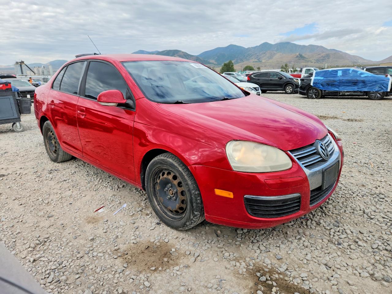 2007 Volkswagen Jetta 2.5 Красный vin: 3VWPF71K87M064555