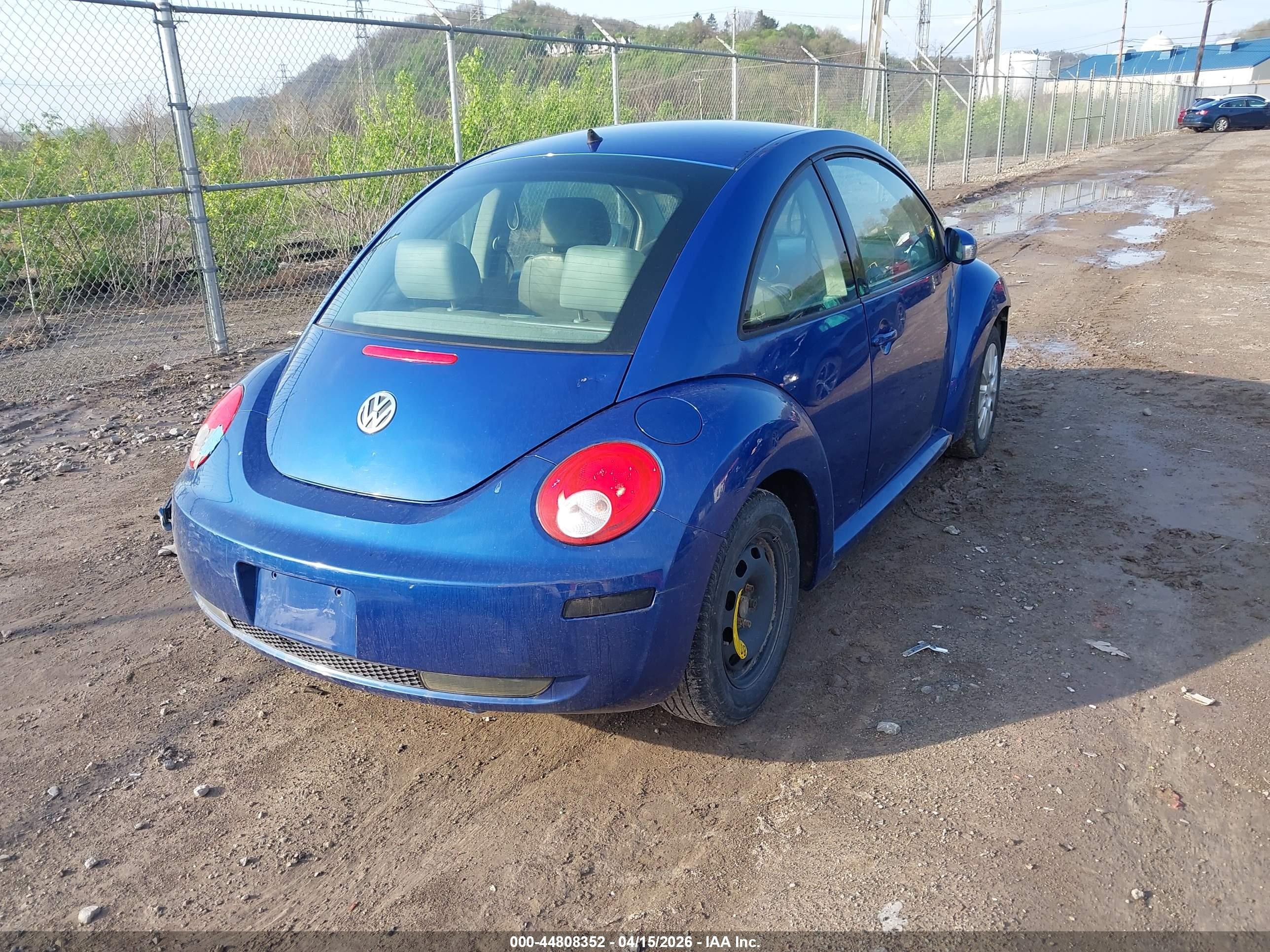 2008 Volkswagen New Beetle S Синий vin: 3VWPG31C48M518977