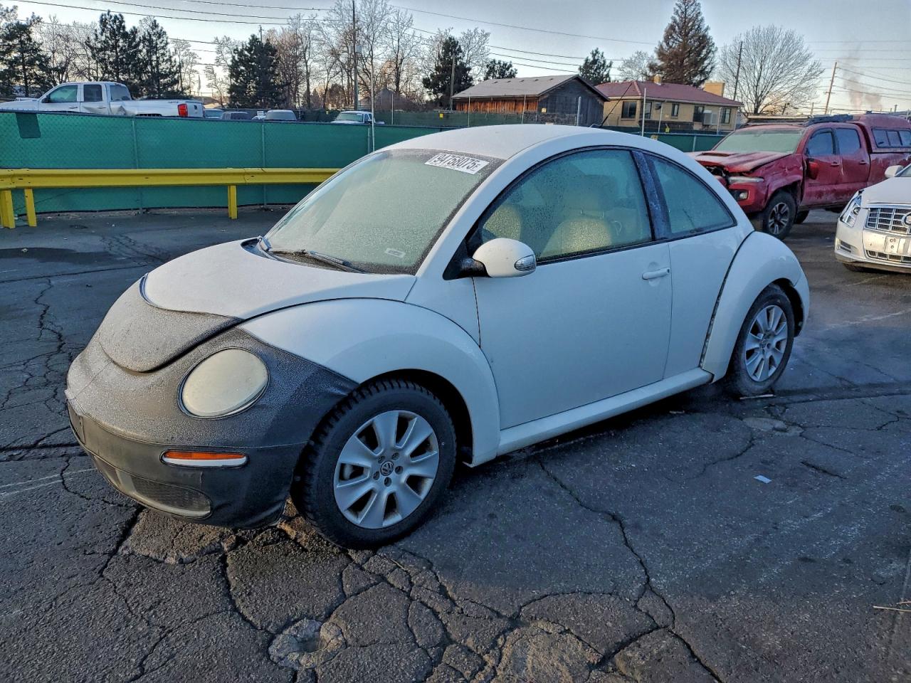 2009 Volkswagen New Beetle S White vin: 3VWPG31C79M511667