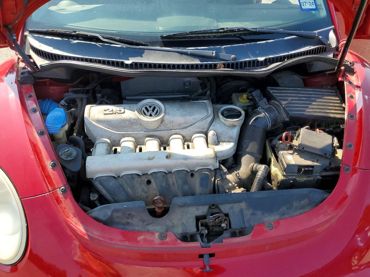 2010 Volkswagen New Beetle Red vin: 3VWPG3AG4AM008928