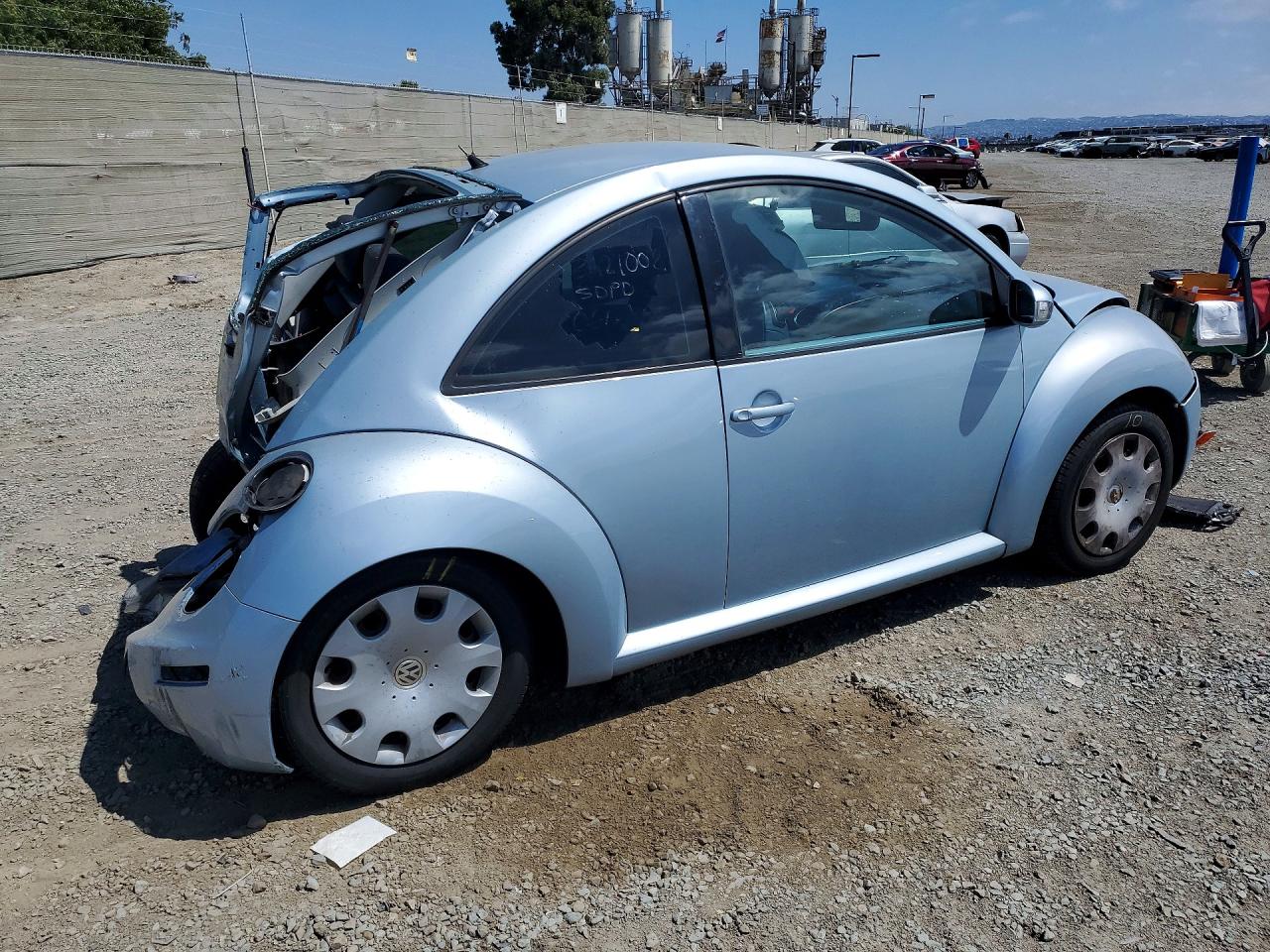 2010 Volkswagen New Beetle Blue vin: 3VWPG3AG7AM020247