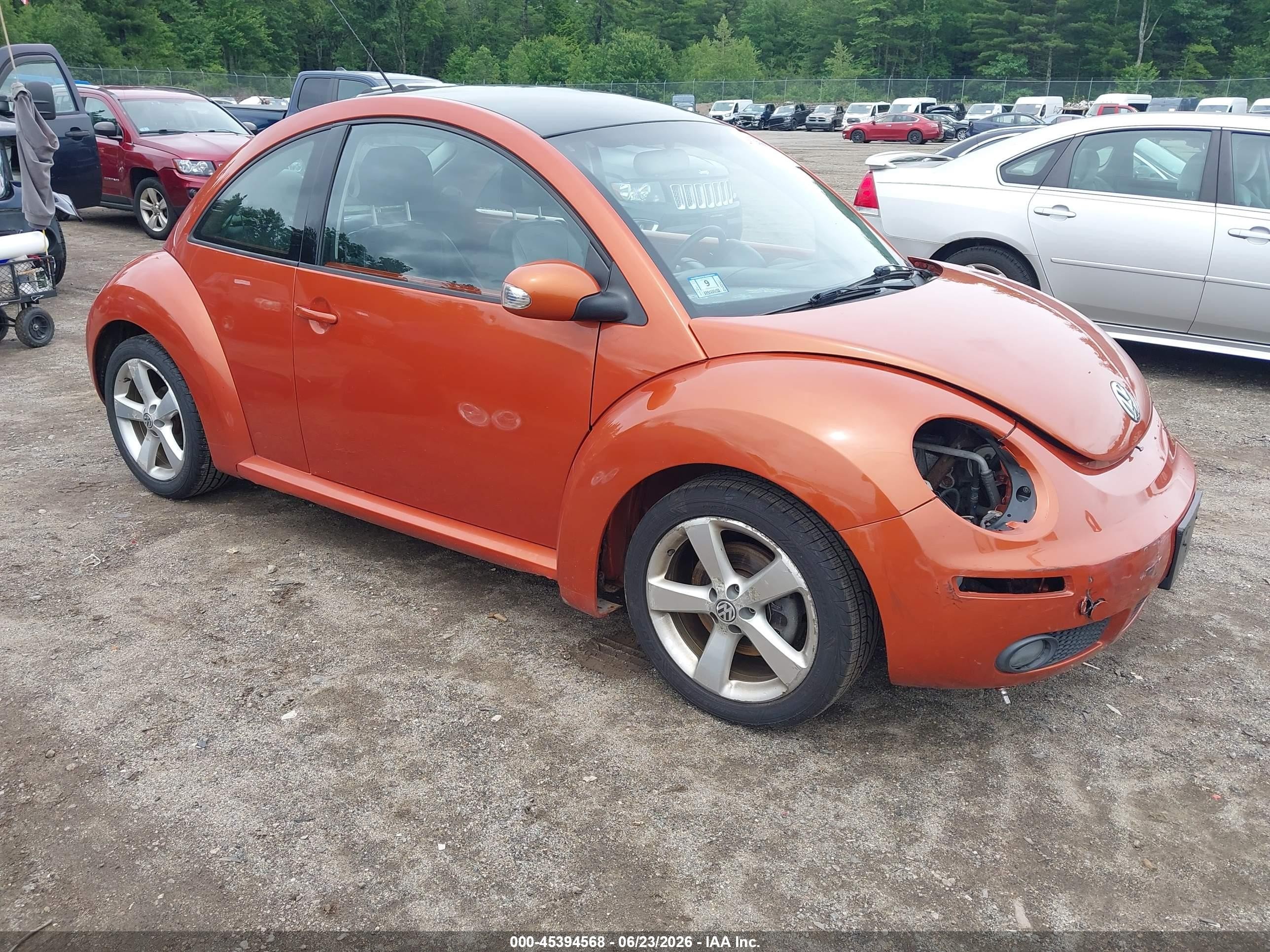 2010 Volkswagen New Beetle 2.5l Red Rock Edition Orange vin: 3VWPG3AG7AM034634