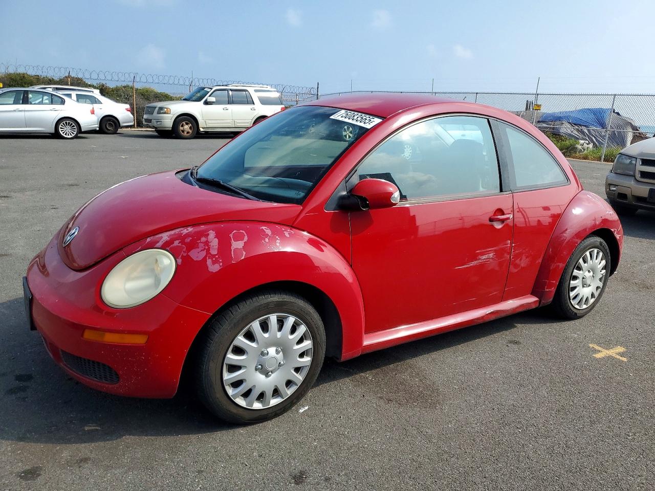 2010 Volkswagen New Beetle Red vin: 3VWPG3AG8AM010827
