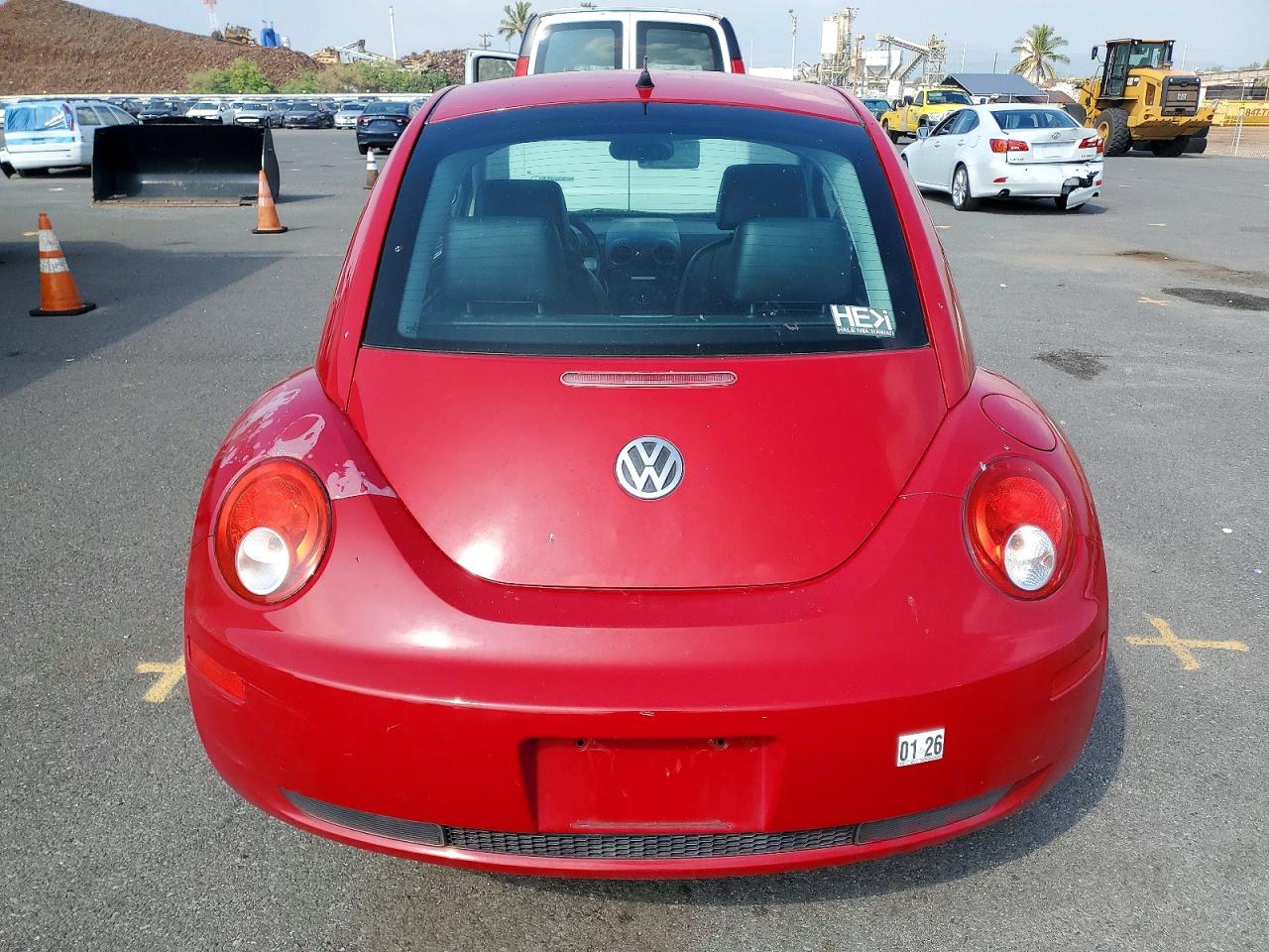 2010 Volkswagen New Beetle Red vin: 3VWPG3AG8AM010827