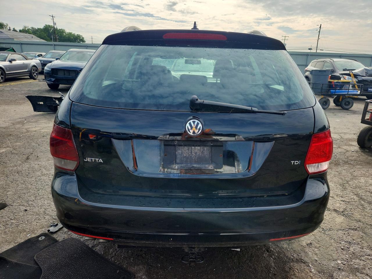 2009 Volkswagen Jetta Tdi Черный vin: 3VWPL71K69M362226