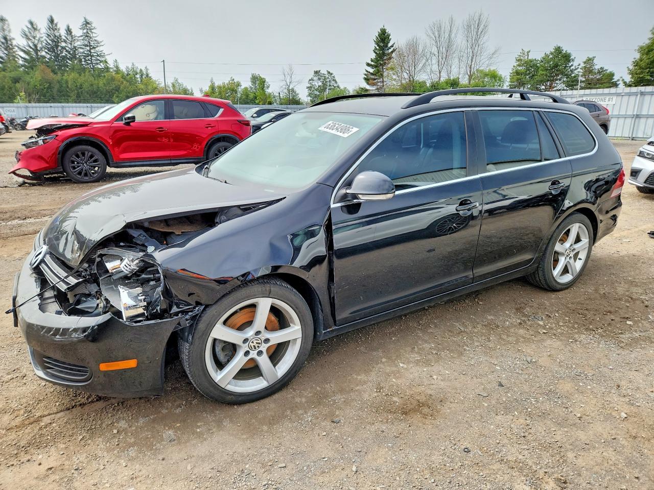 2011 Volkswagen Jetta Tdi Черный vin: 3VWPL7AJ0BM604926