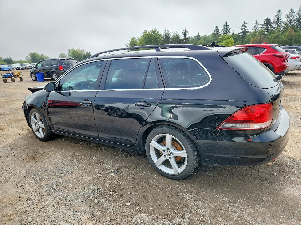 2011 Volkswagen Jetta Tdi Черный vin: 3VWPL7AJ0BM604926