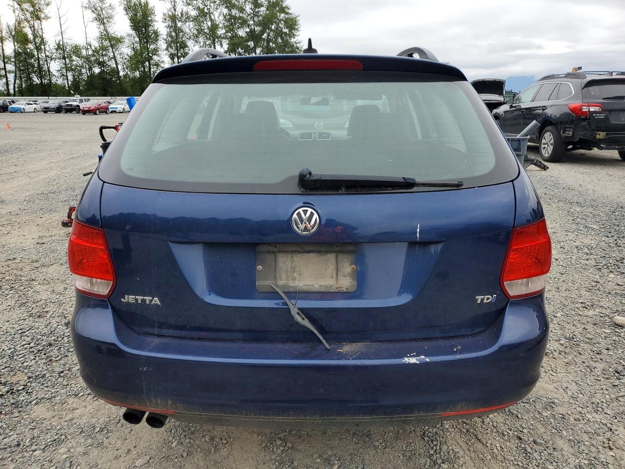 2011 Volkswagen Jetta Tdi Синий vin: 3VWPL7AJ0BM608748