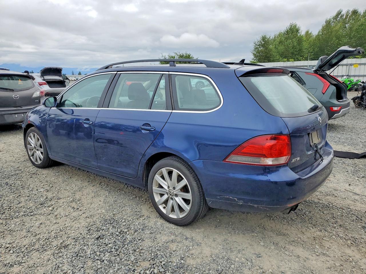 2011 Volkswagen Jetta Tdi Синий vin: 3VWPL7AJ0BM608748