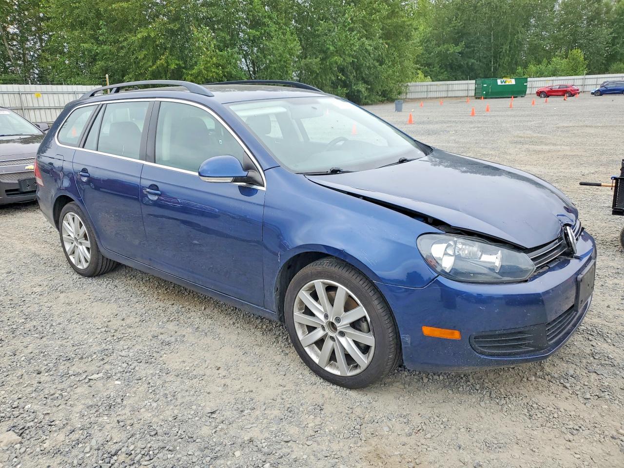 2011 Volkswagen Jetta Tdi Синий vin: 3VWPL7AJ0BM608748
