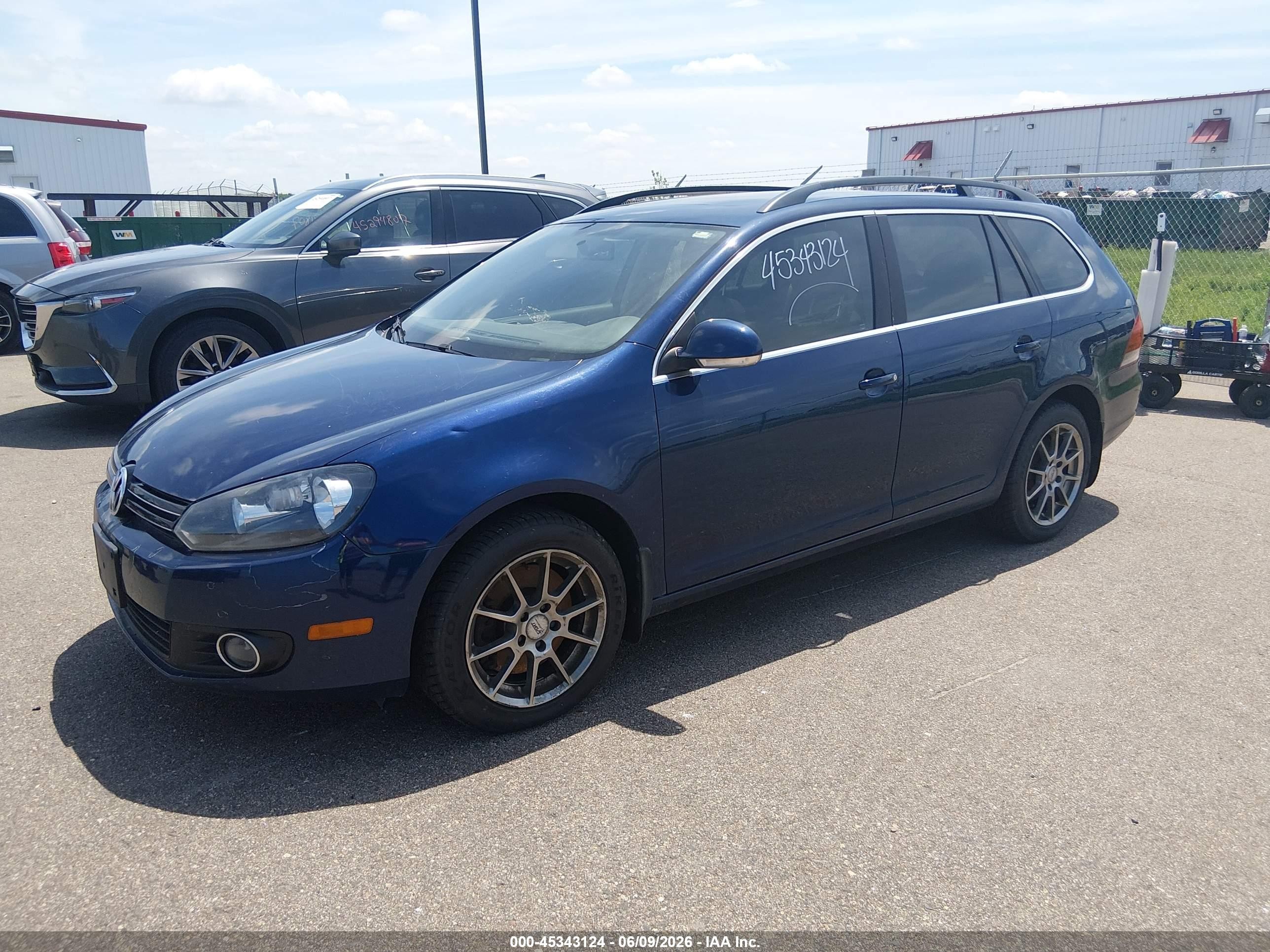2011 Volkswagen Jetta Sportwagen 2.0l Tdi Blue vin: 3VWPL7AJ0BM672675