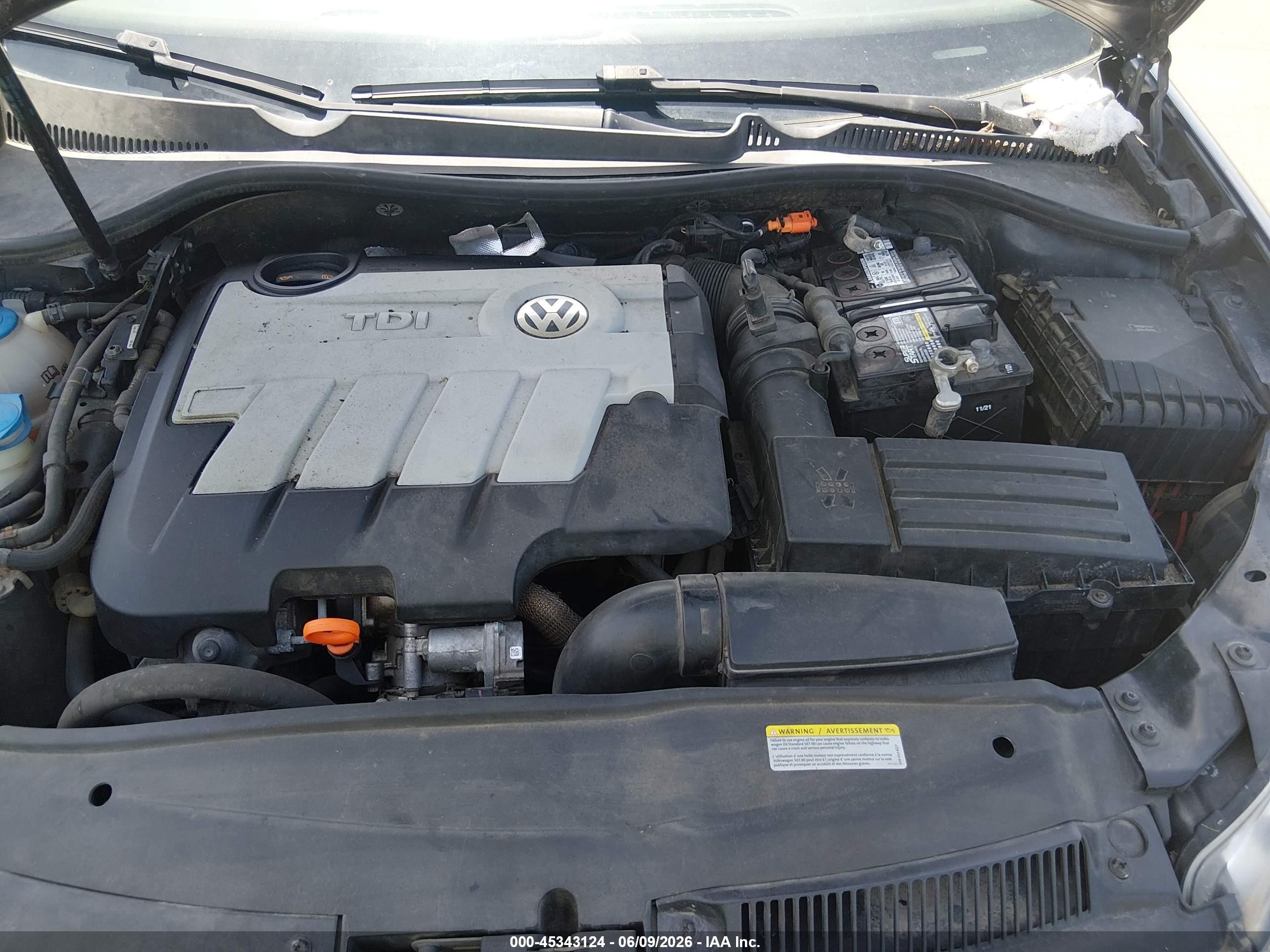 2011 Volkswagen Jetta Sportwagen 2.0l Tdi Blue vin: 3VWPL7AJ0BM672675